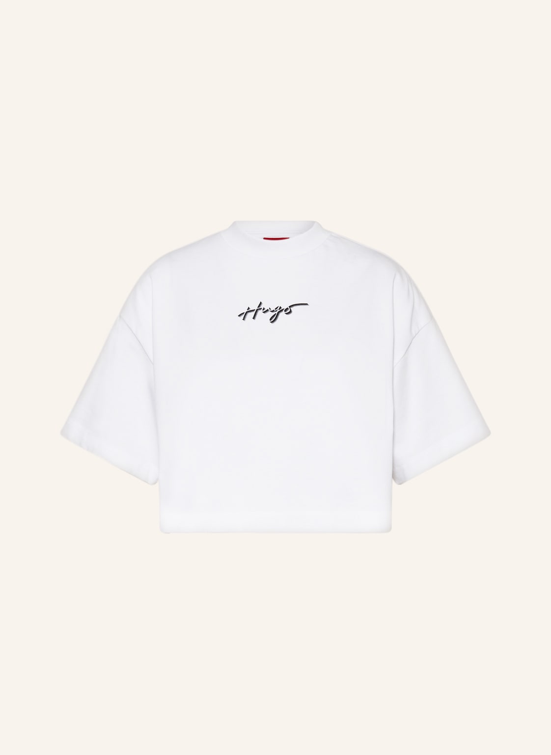 Image of Hugo Cropped-Shirt weiss