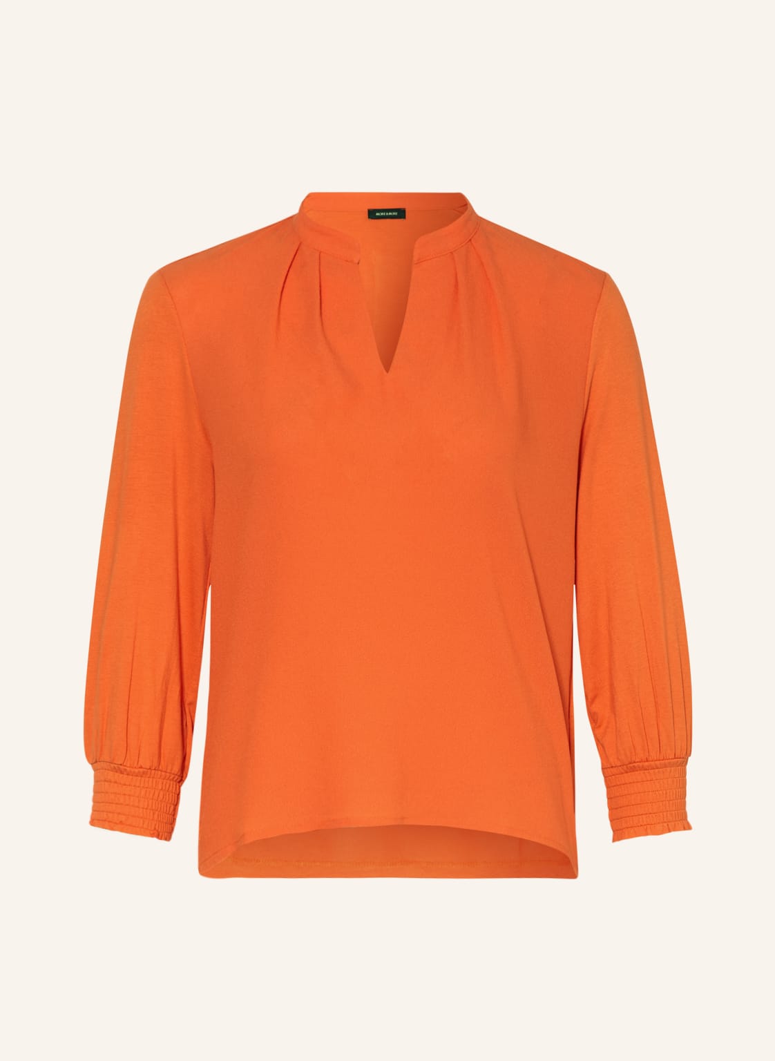 Image of More & More Blusenshirt Im Materialmix rot