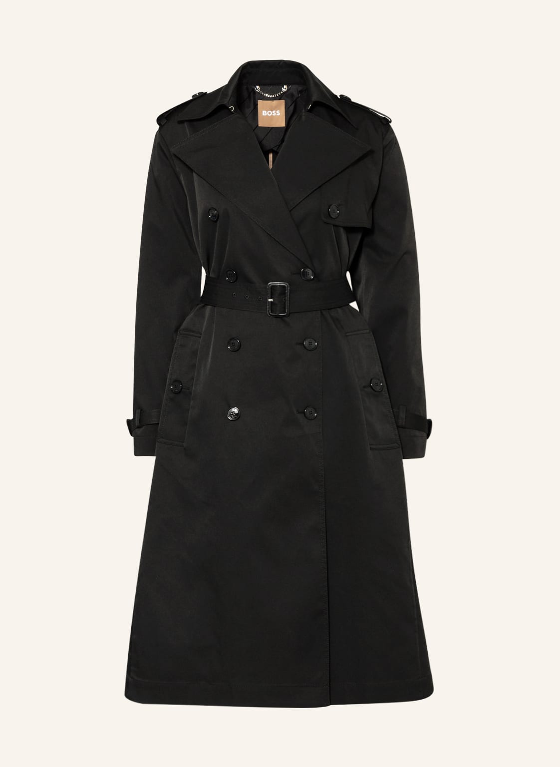 Image of Boss Trenchcoat Cifana schwarz