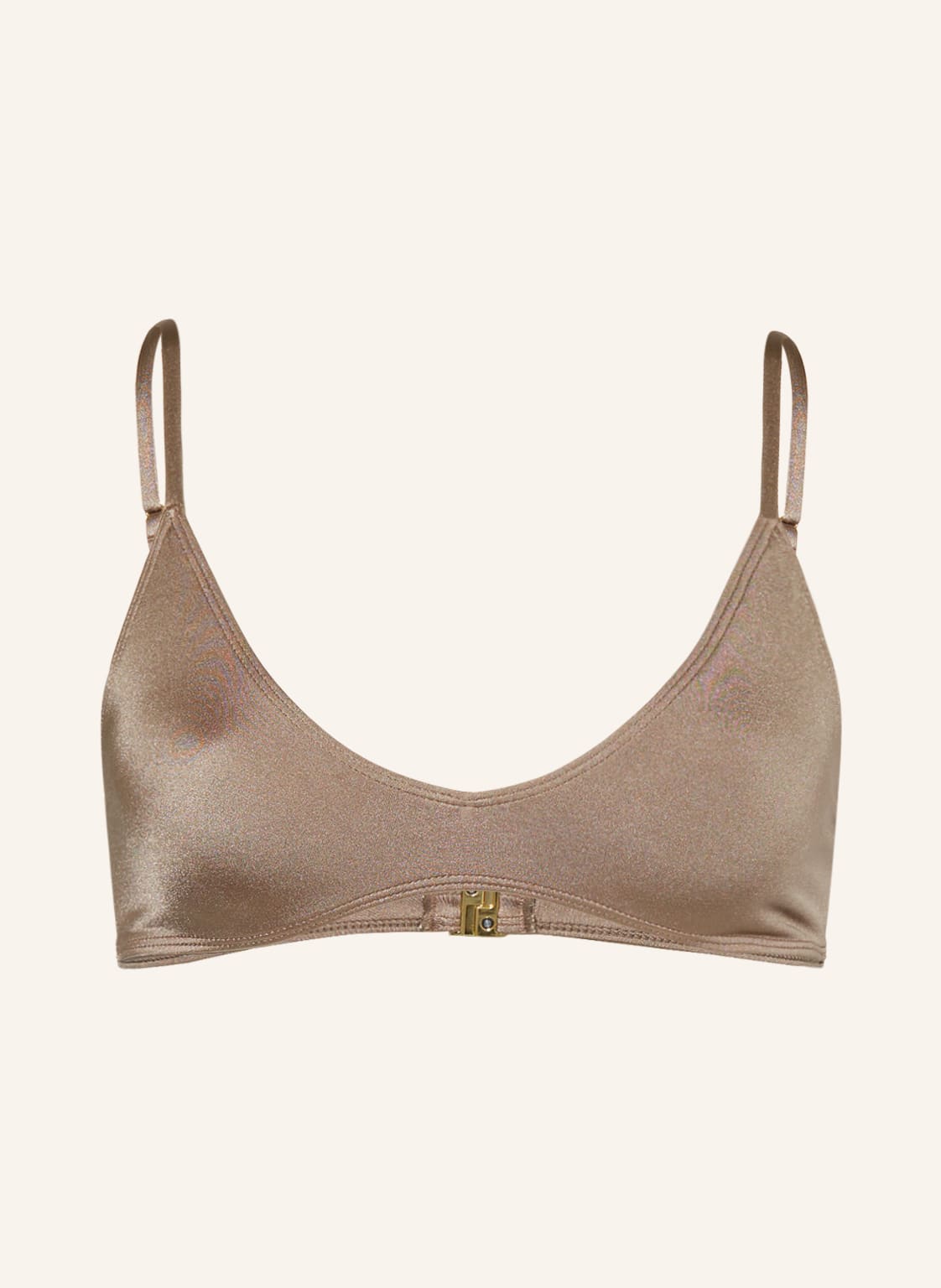 Image of Espadrij L'originale Triangel-Bikini-Top Edda braun