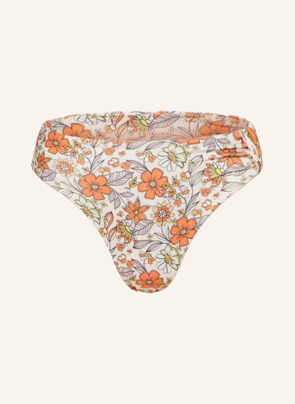 Image of Espadrij L'originale High-Waist-Bikini-Hose Eileen orange