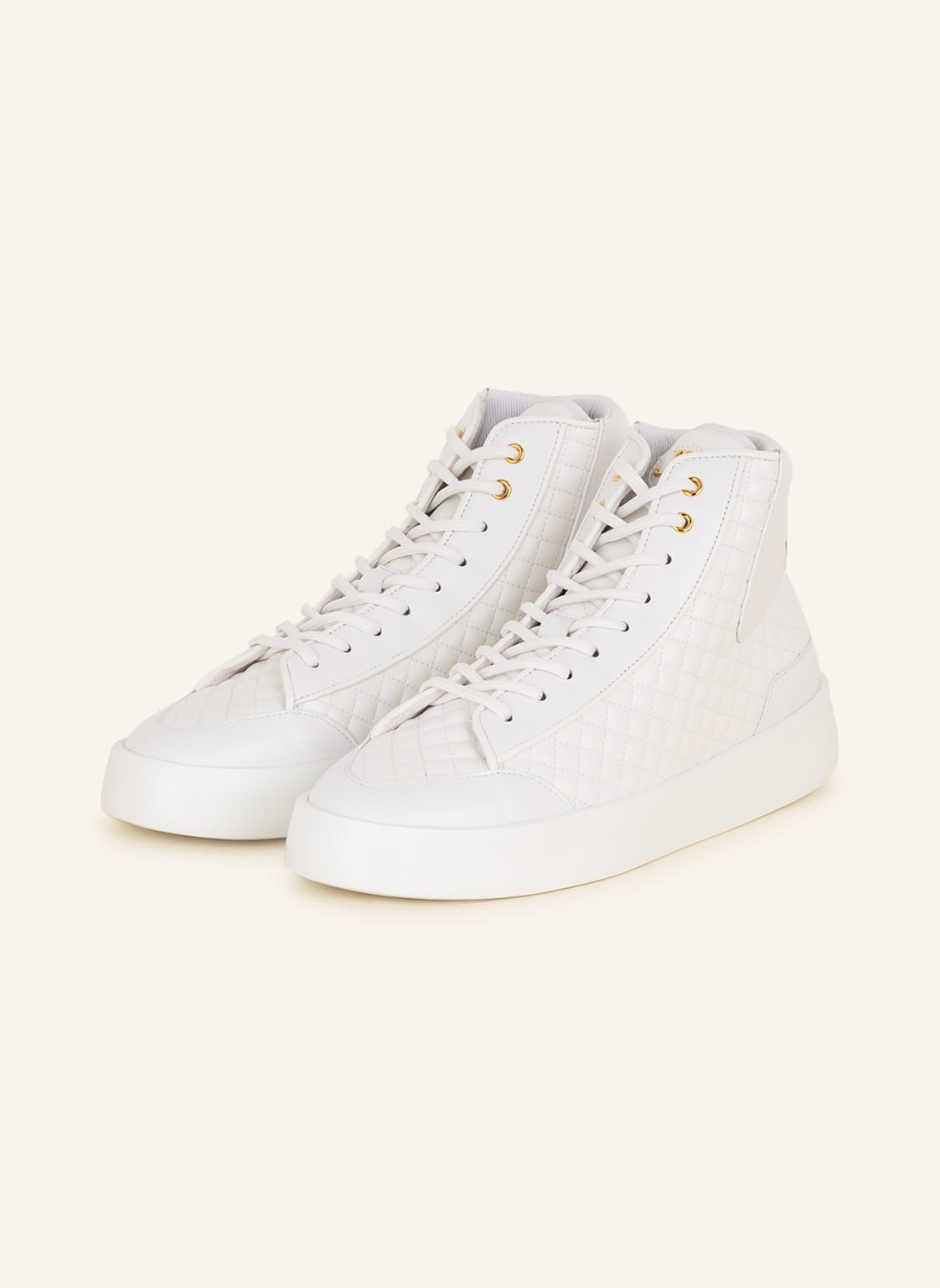 Image of Leandro Lopes Hightop-Sneaker Staff weiss