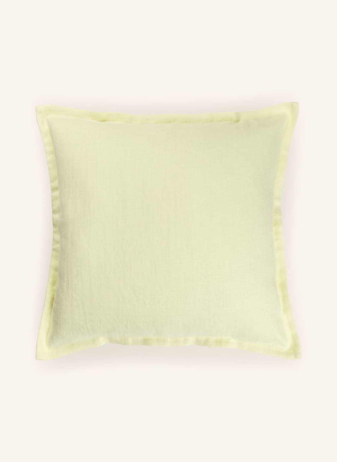 Image of Eb Home Dekokissenhülle Aus Leinen gelb