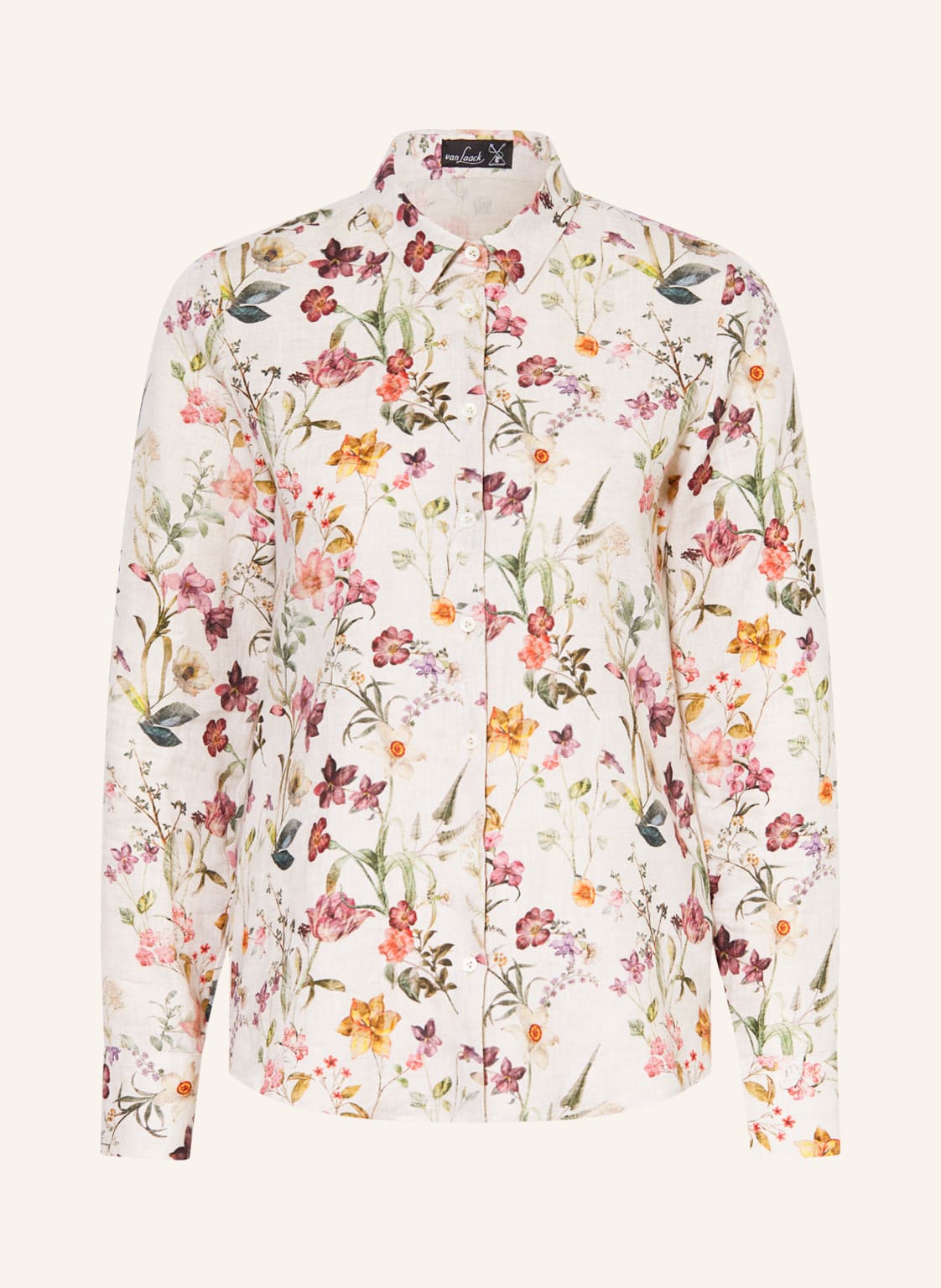 Image of Van Laack Hemdbluse Aus Leinen beige