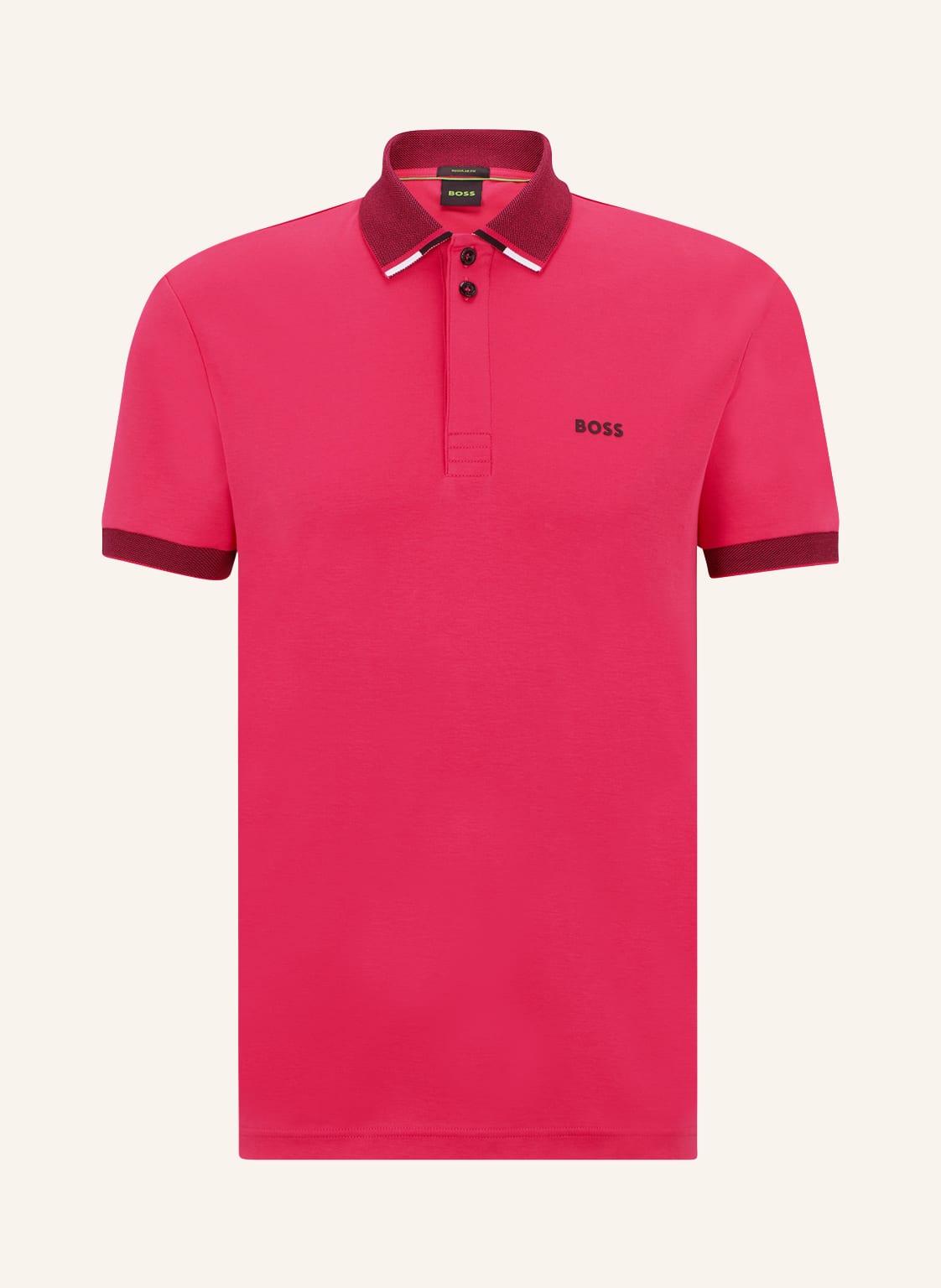 Image of Boss Jersey-Poloshirt Paddy Regular Fit rot