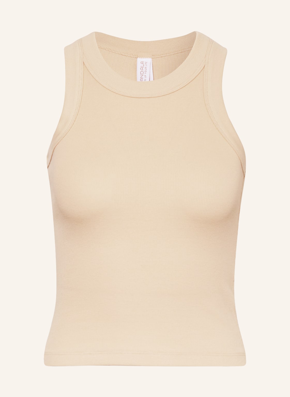 Image of Mandala Yoga-Top beige