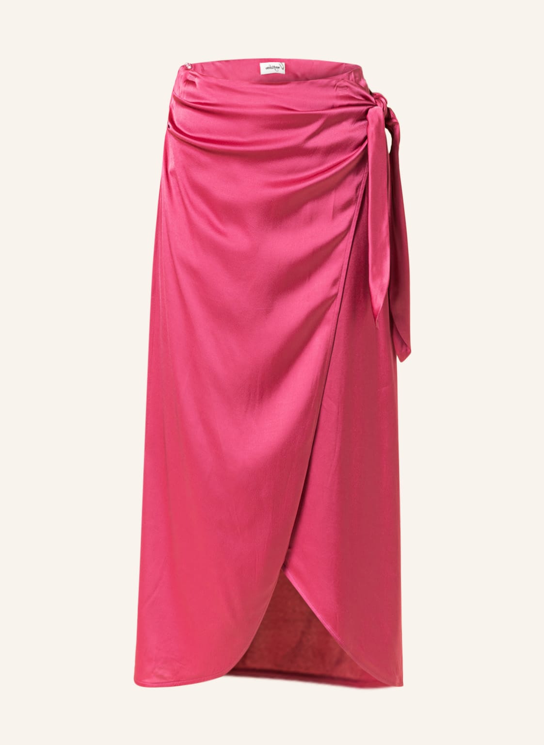 Image of Ottod'ame Wickelrock Aus Satin pink