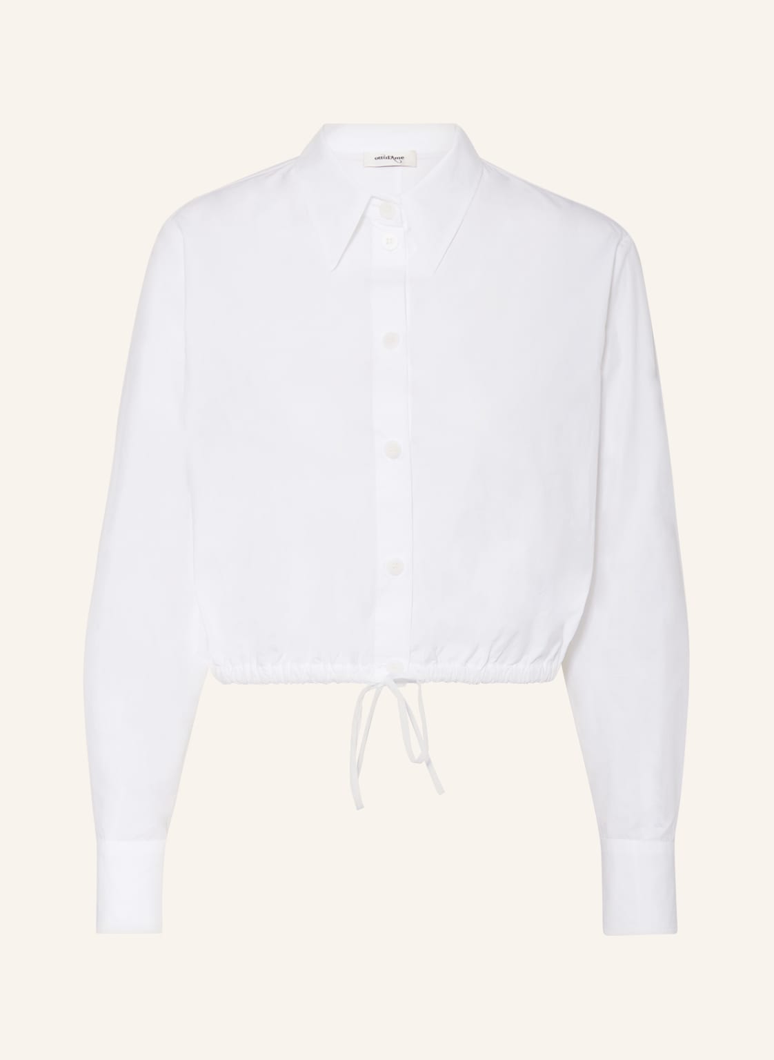 Image of Ottod'ame Cropped-Bluse weiss