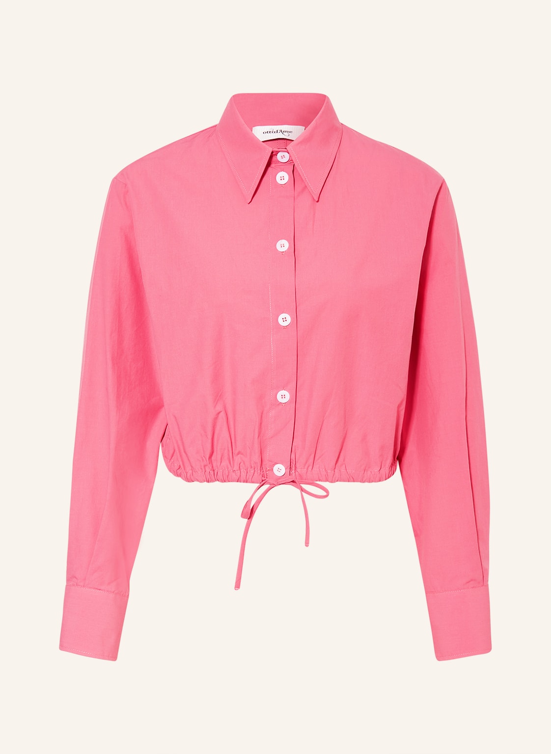 Image of Ottod'ame Cropped-Bluse pink