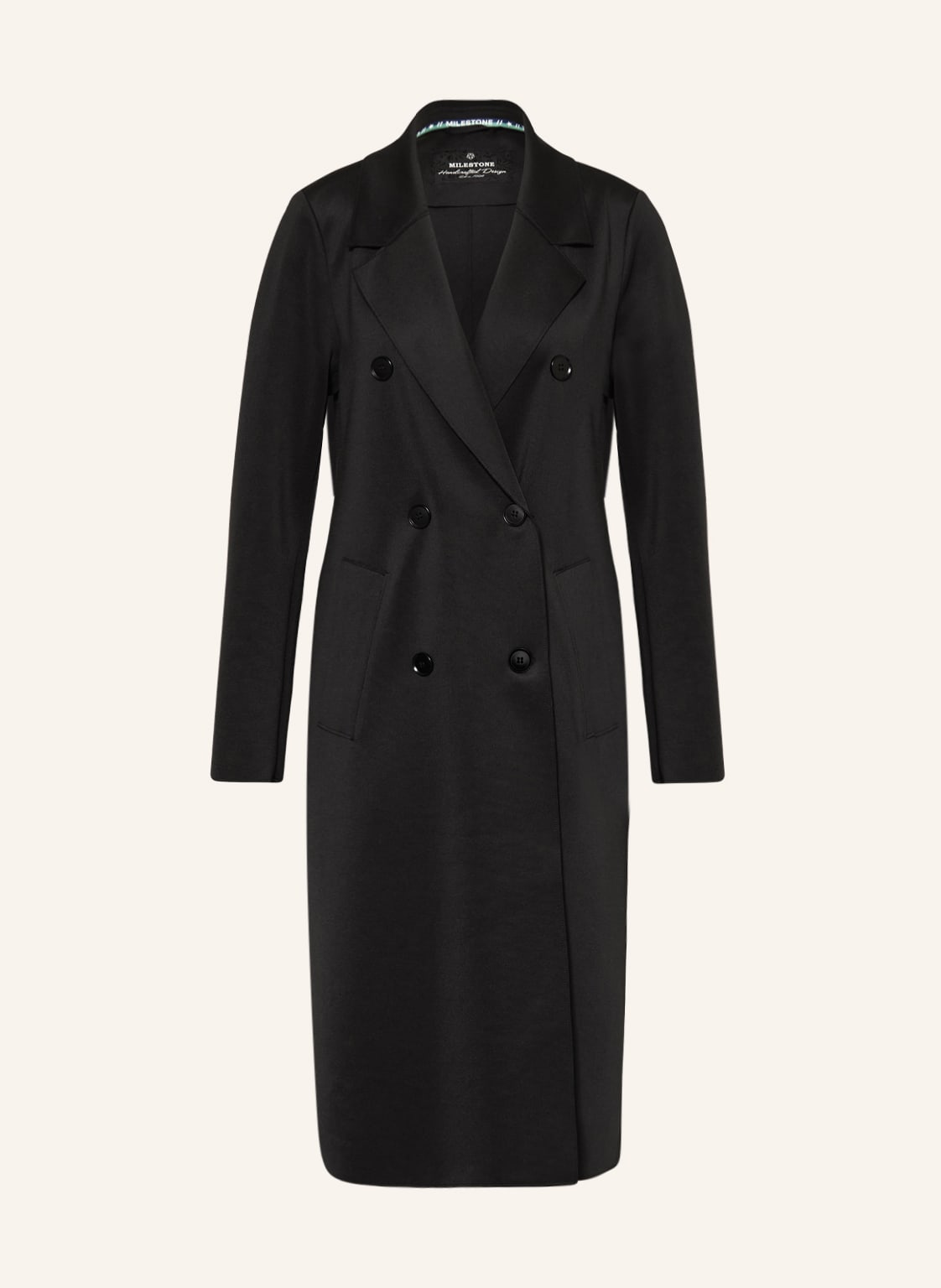 Image of Milestone Jerseymantel Abby schwarz