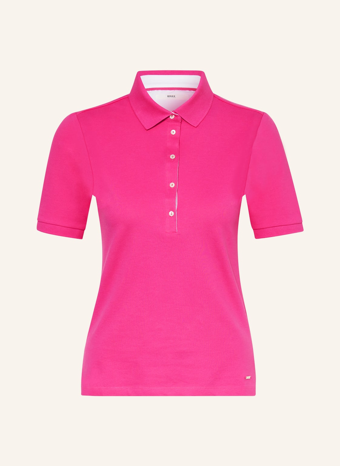 Image of Brax Piqué-Poloshirt Cleo pink