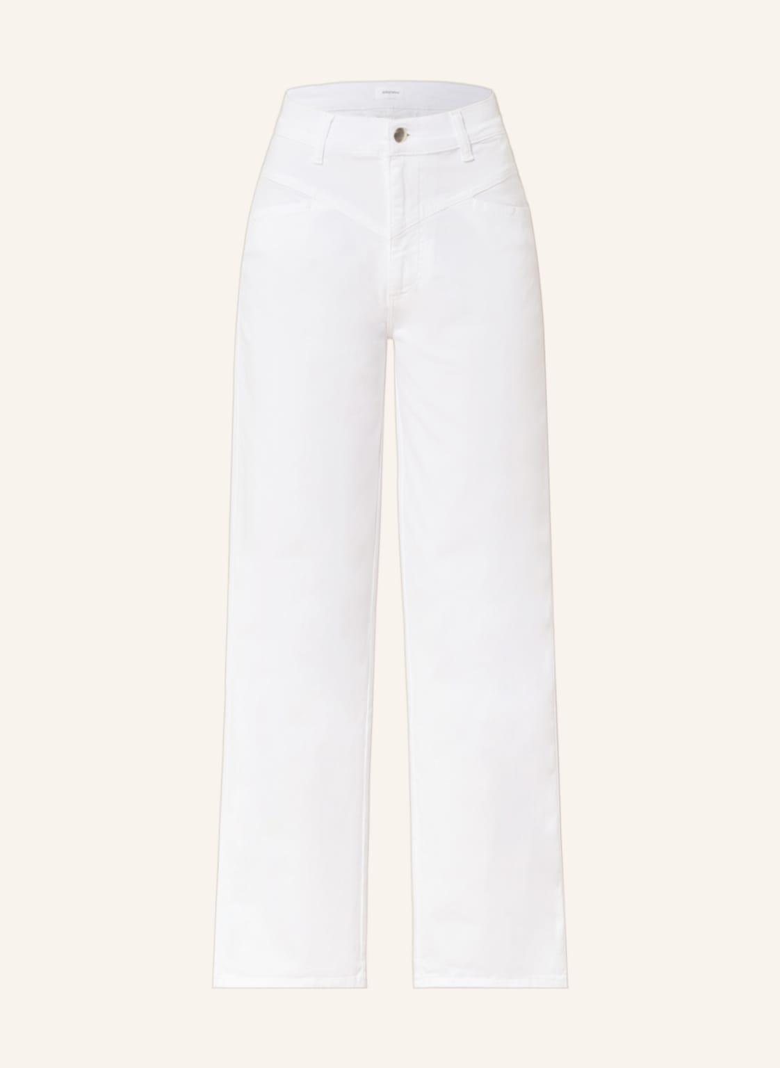 Image of Darling Harbour Jeans-Culotte weiss