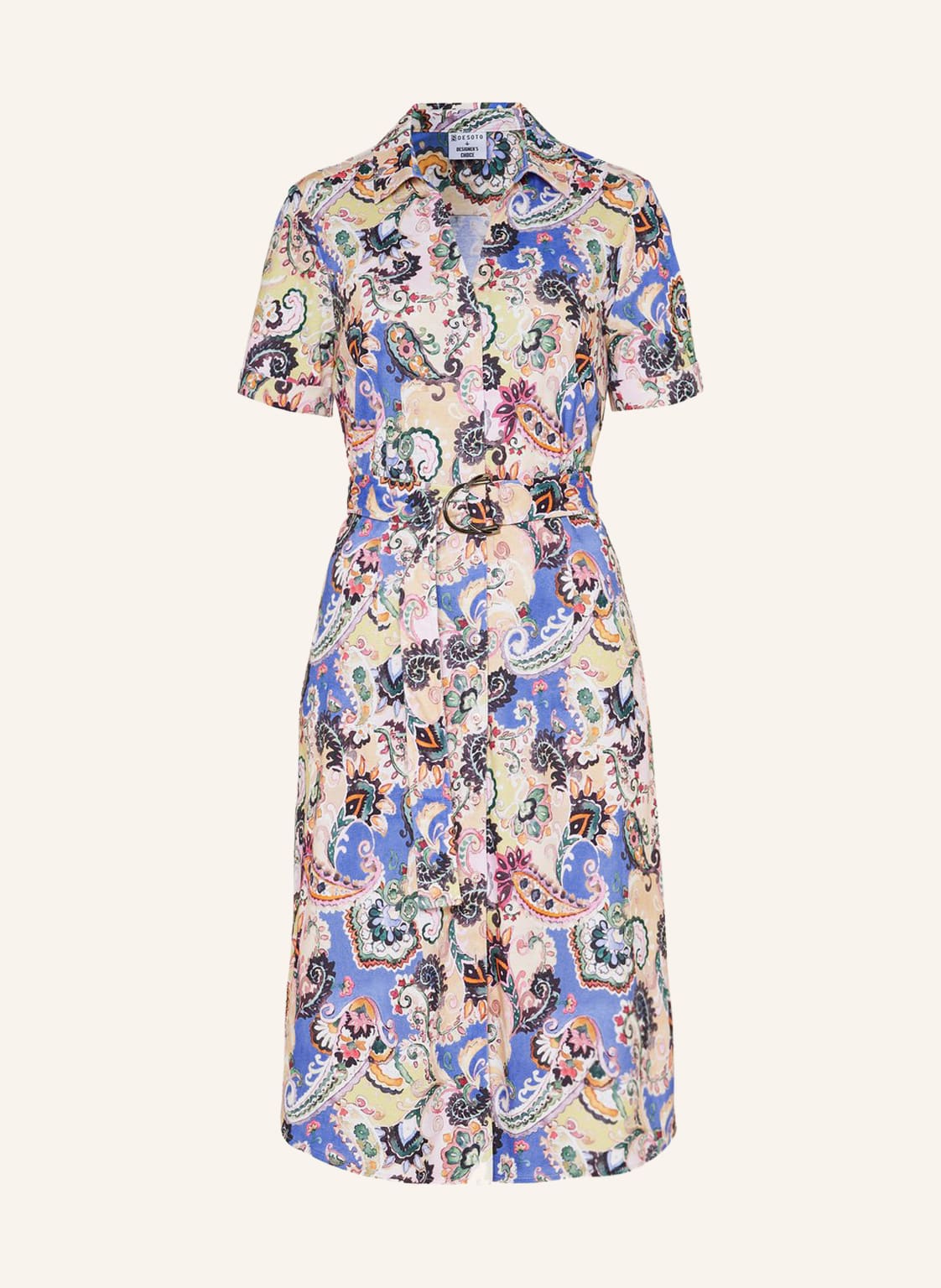 Image of Desoto Hemdblusenkleid Klara blau