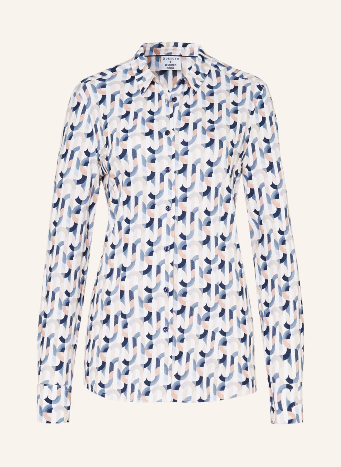 Image of Desoto Hemdbluse Pia blau