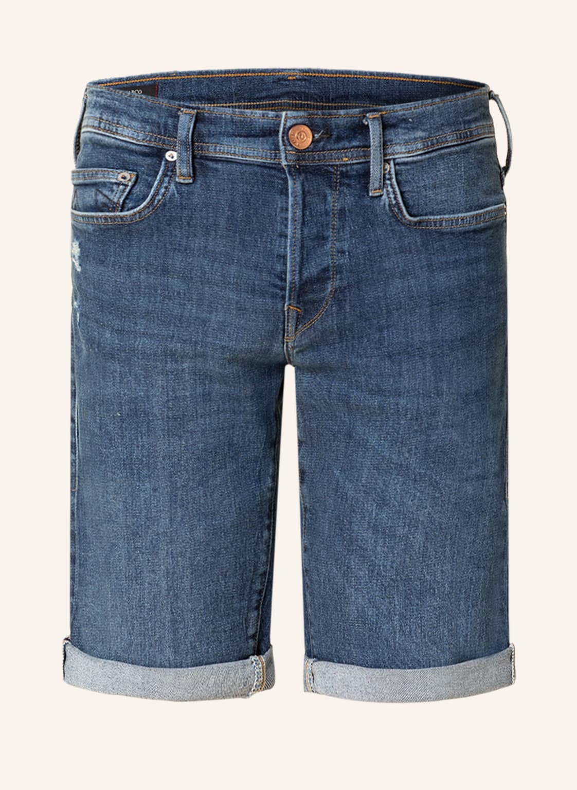 Image of True Religion Jeansshorts Marco Relaxed Taper Fit blau