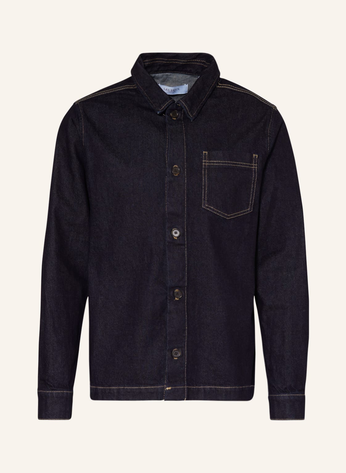 Image of Les Deux Jeansjacke Layton blau