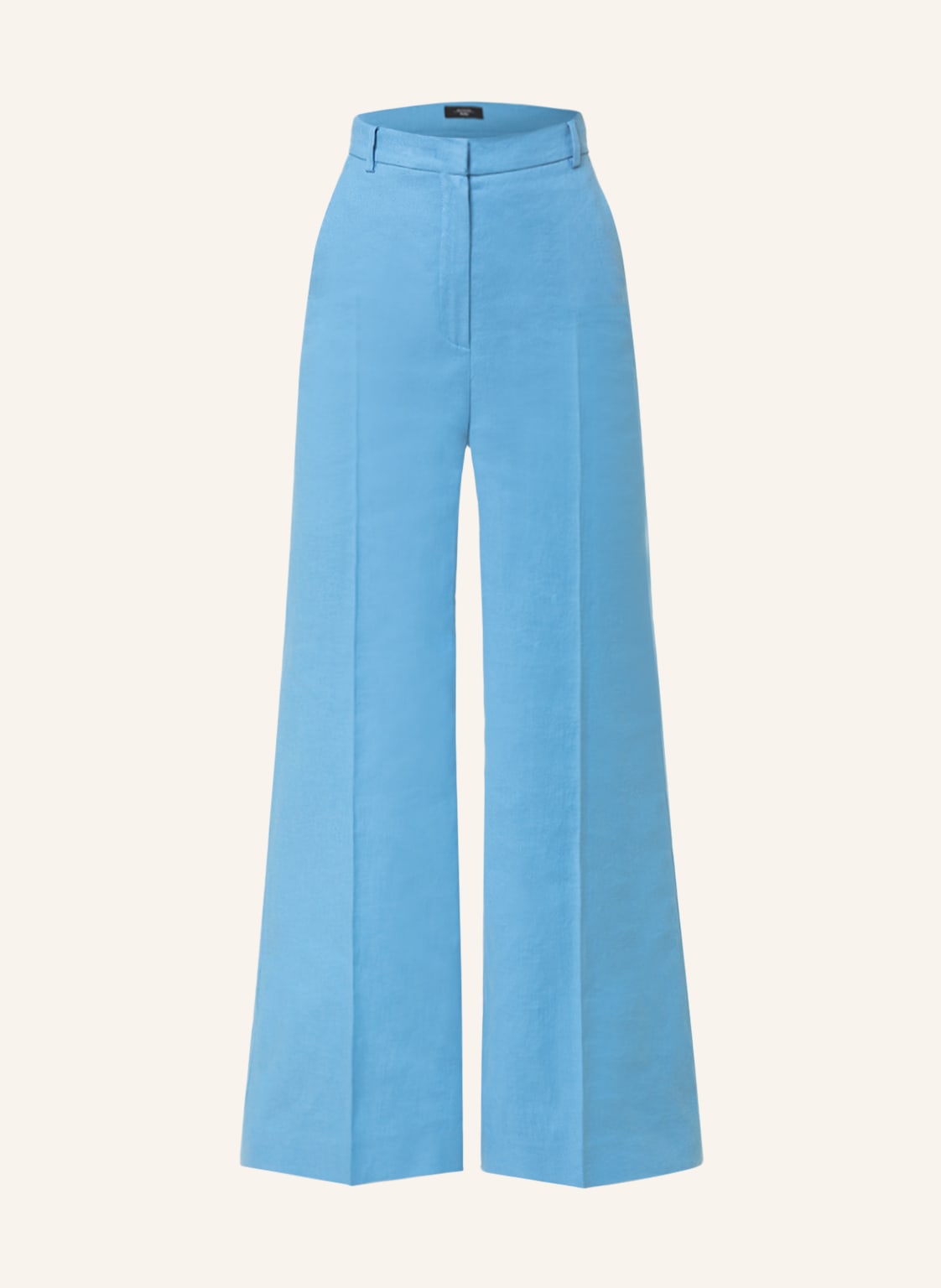 Image of Weekend Maxmara Marlenehose Mit Leinen blau