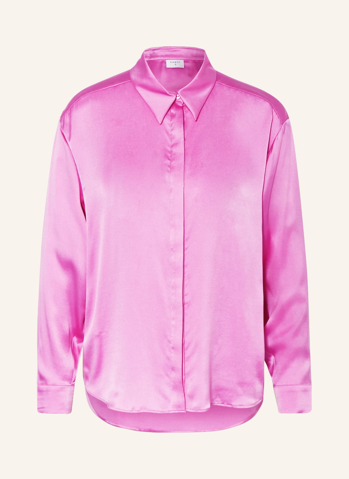 Image of dante6 Hemdbluse Skyler Aus Seide pink