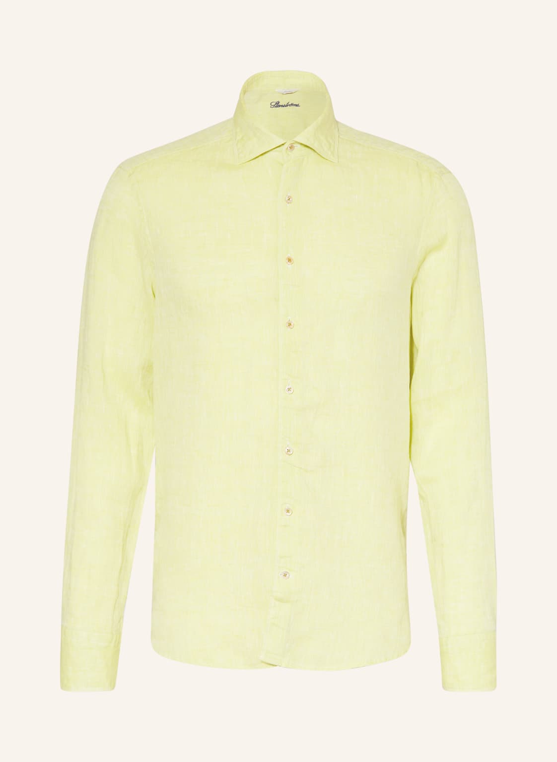 Image of Stenströms Leinenhemd Slim Fit gruen