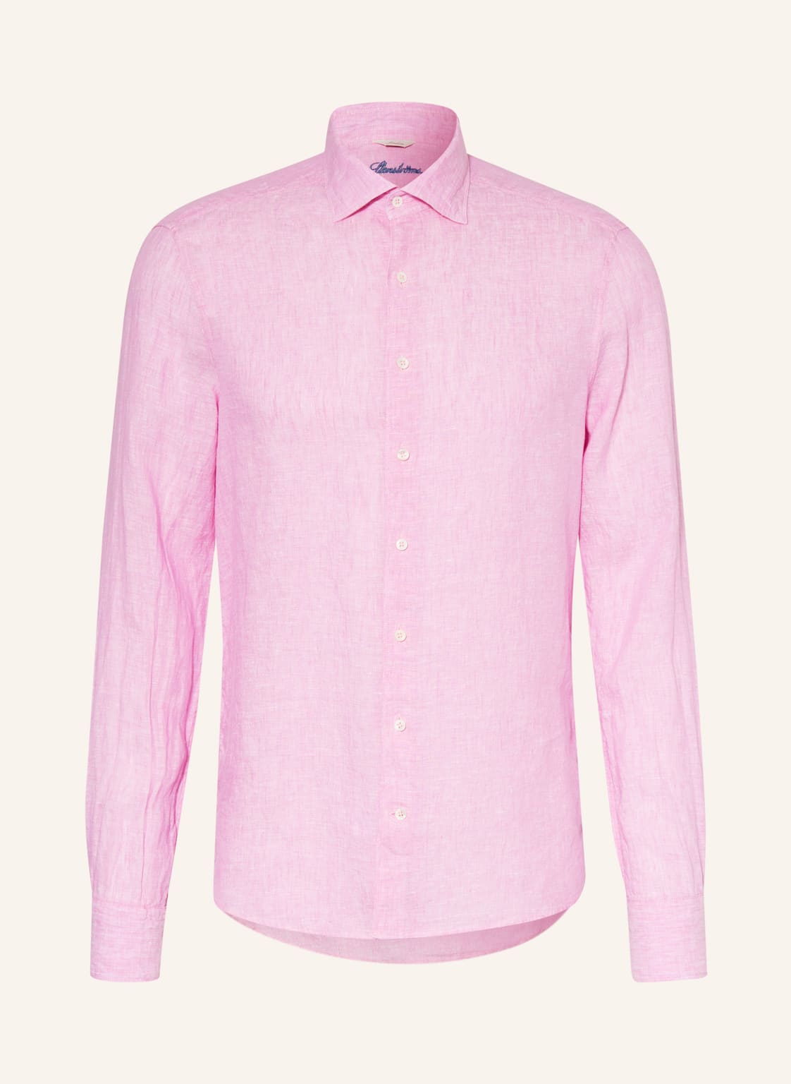 Image of Stenströms Leinenhemd Slim Fit pink