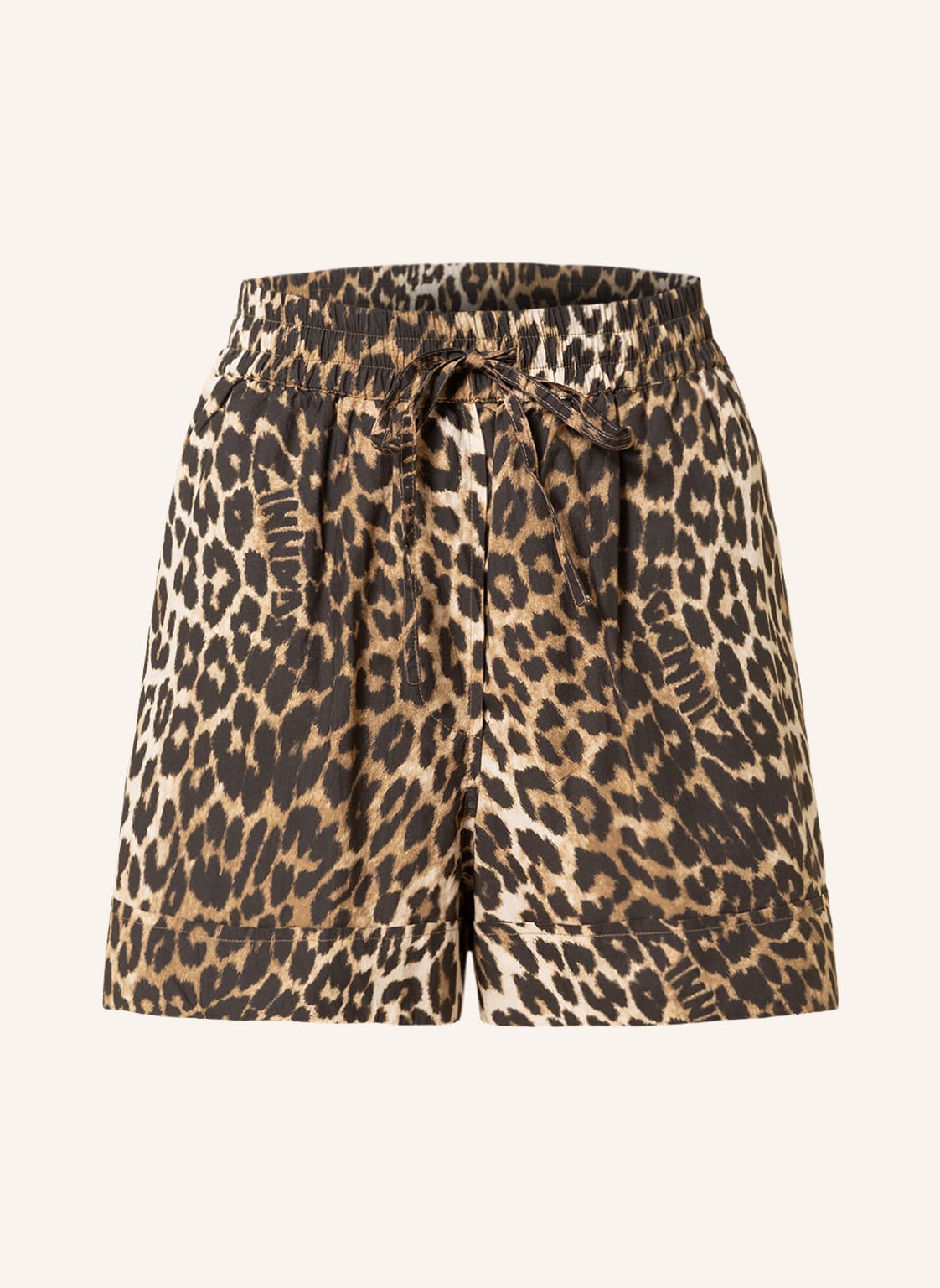 Image of Ganni Shorts beige