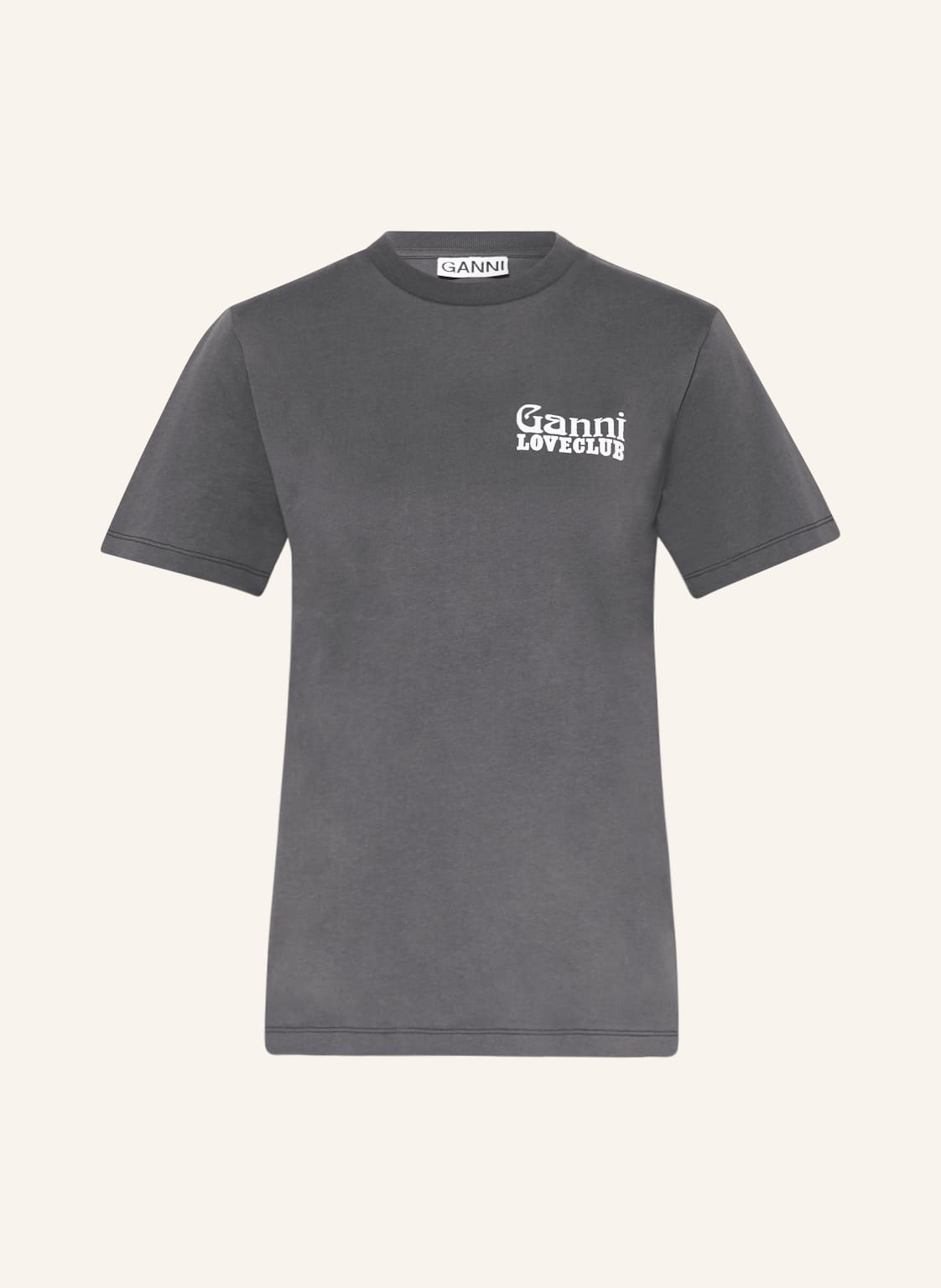 Image of Ganni T-Shirt grau