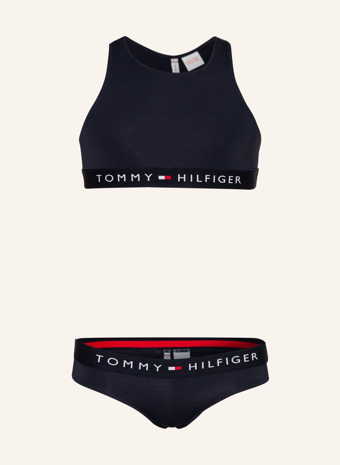 Image of Tommy Hilfiger Bustier-Bikini blau
