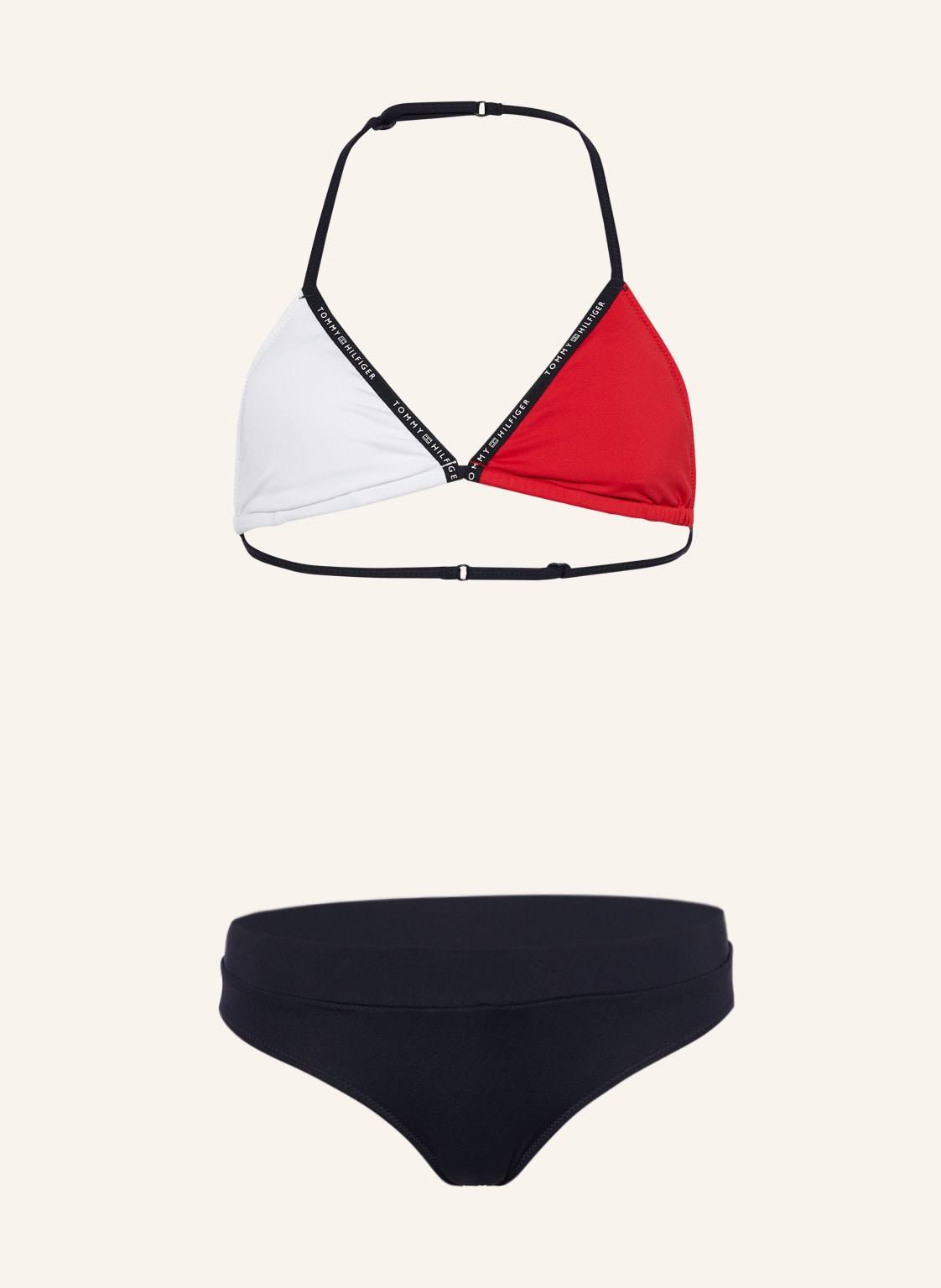 Image of Tommy Hilfiger Triangel-Bikini blau