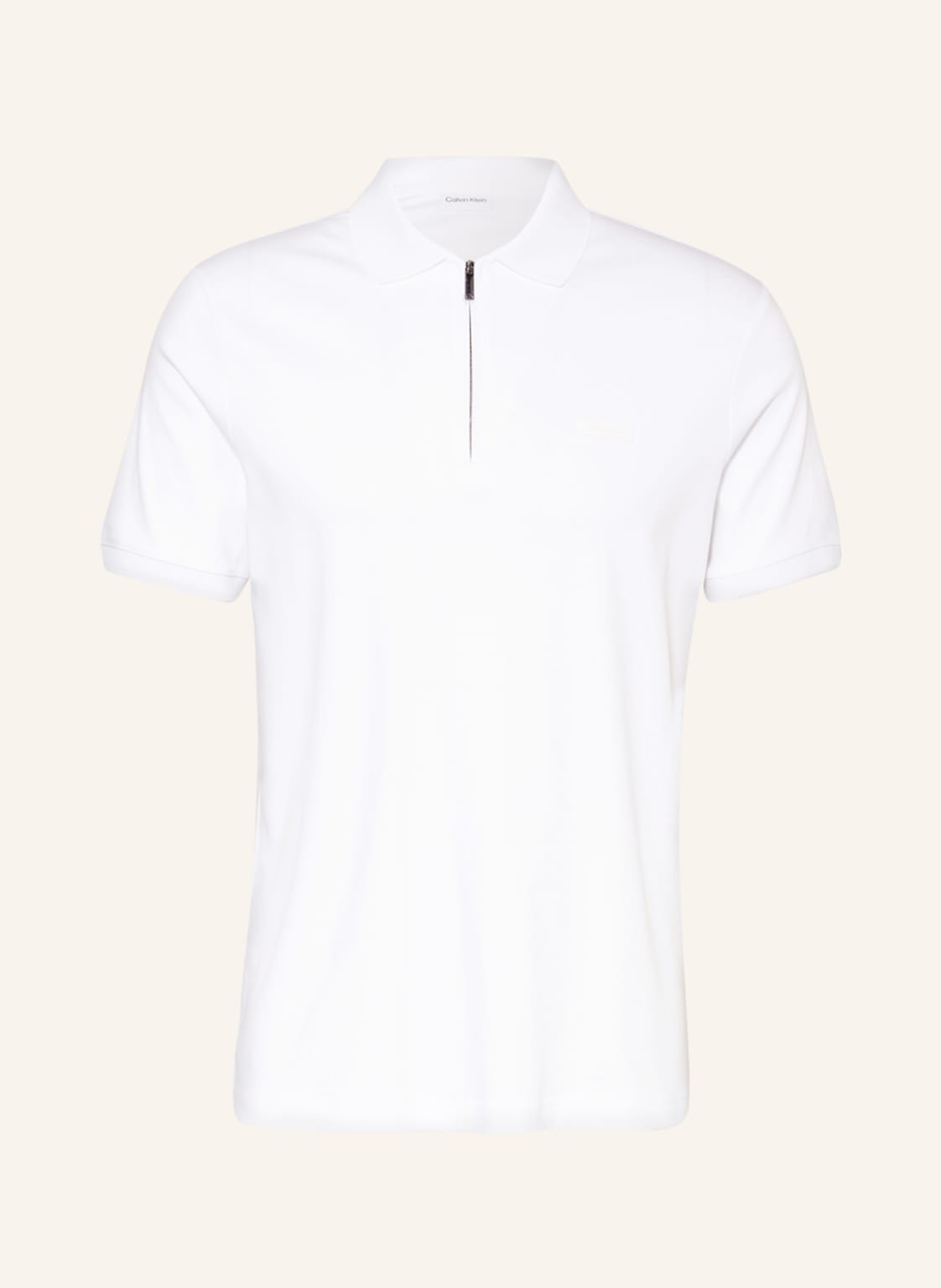 Image of Calvin Klein Poloshirt weiss