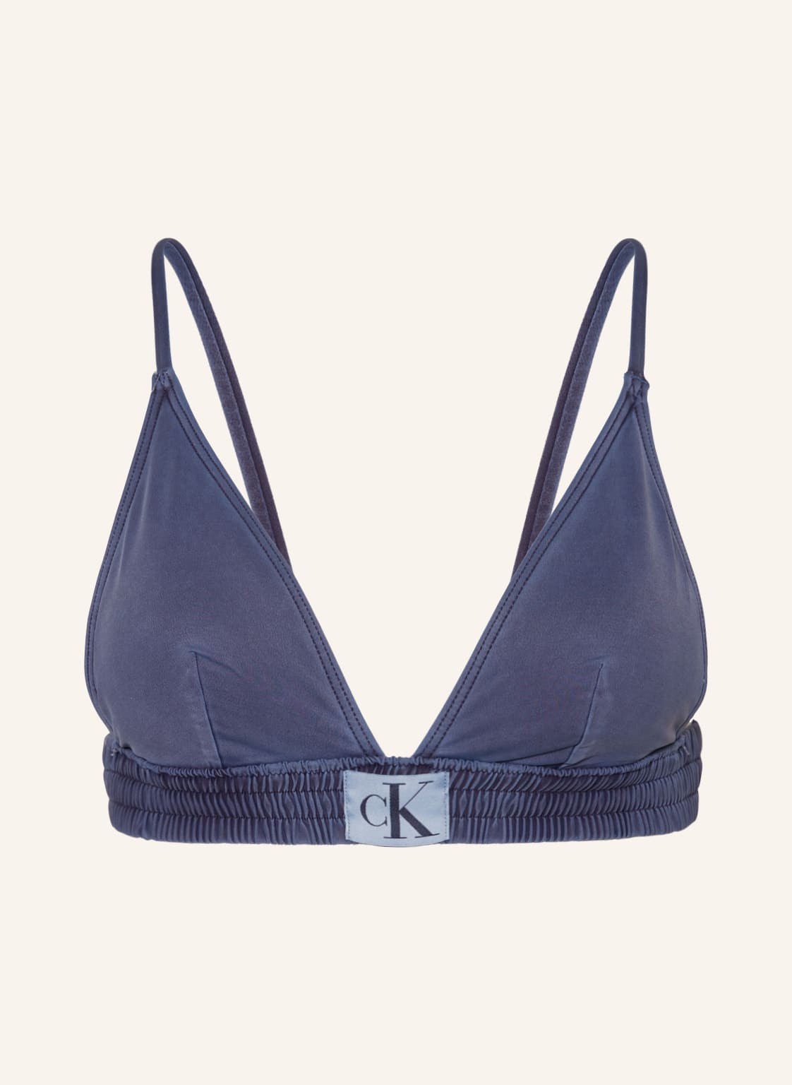 Image of Calvin Klein Triangel-Bikini-Top Ck Authentic blau