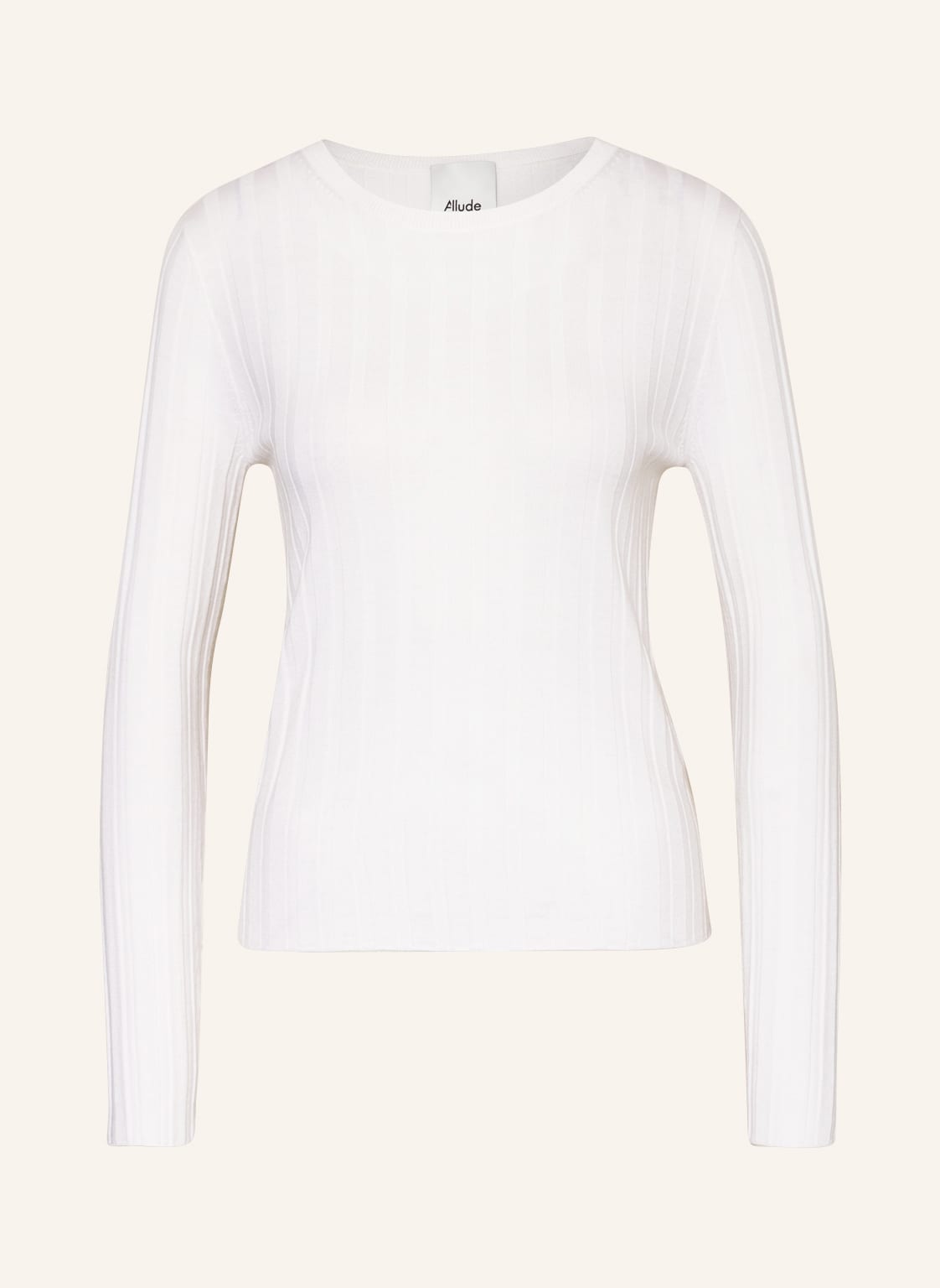 Image of Allude Pullover Aus Merinowolle weiss