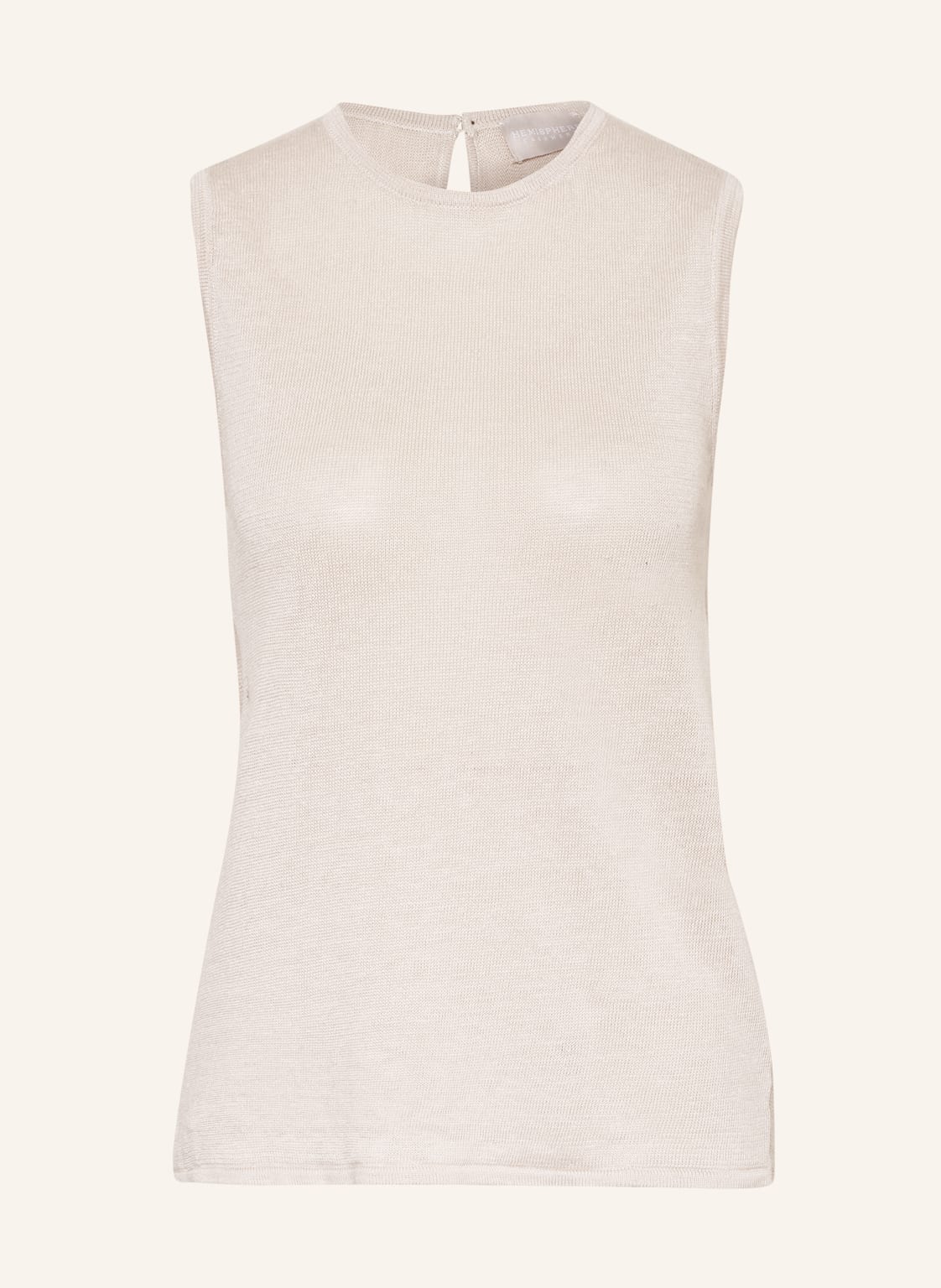 Image of Hemisphere Leinenpullunder rosa