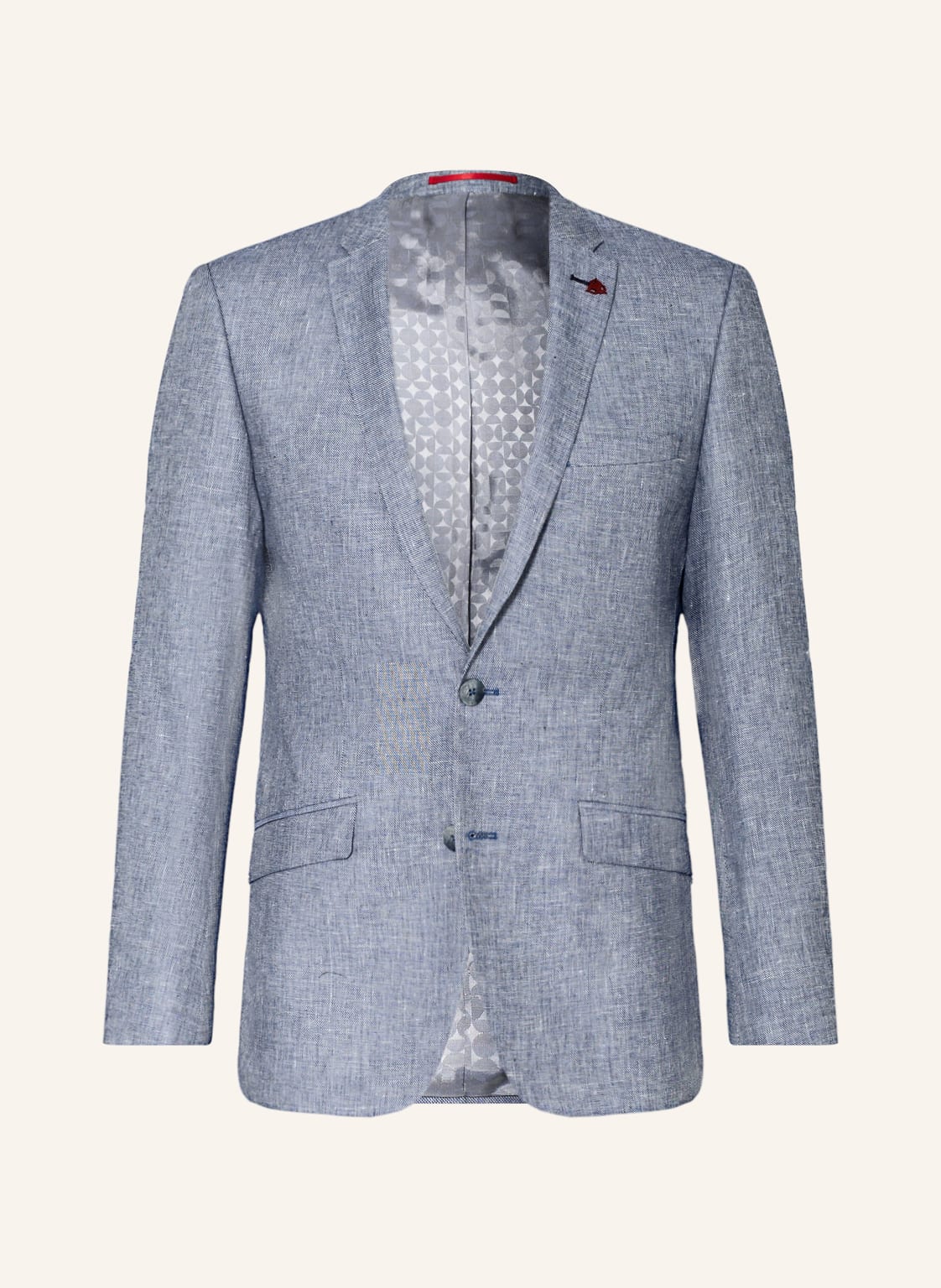 Image of Roy Robson Anzugsakko Slim Fit Mit Leinen blau