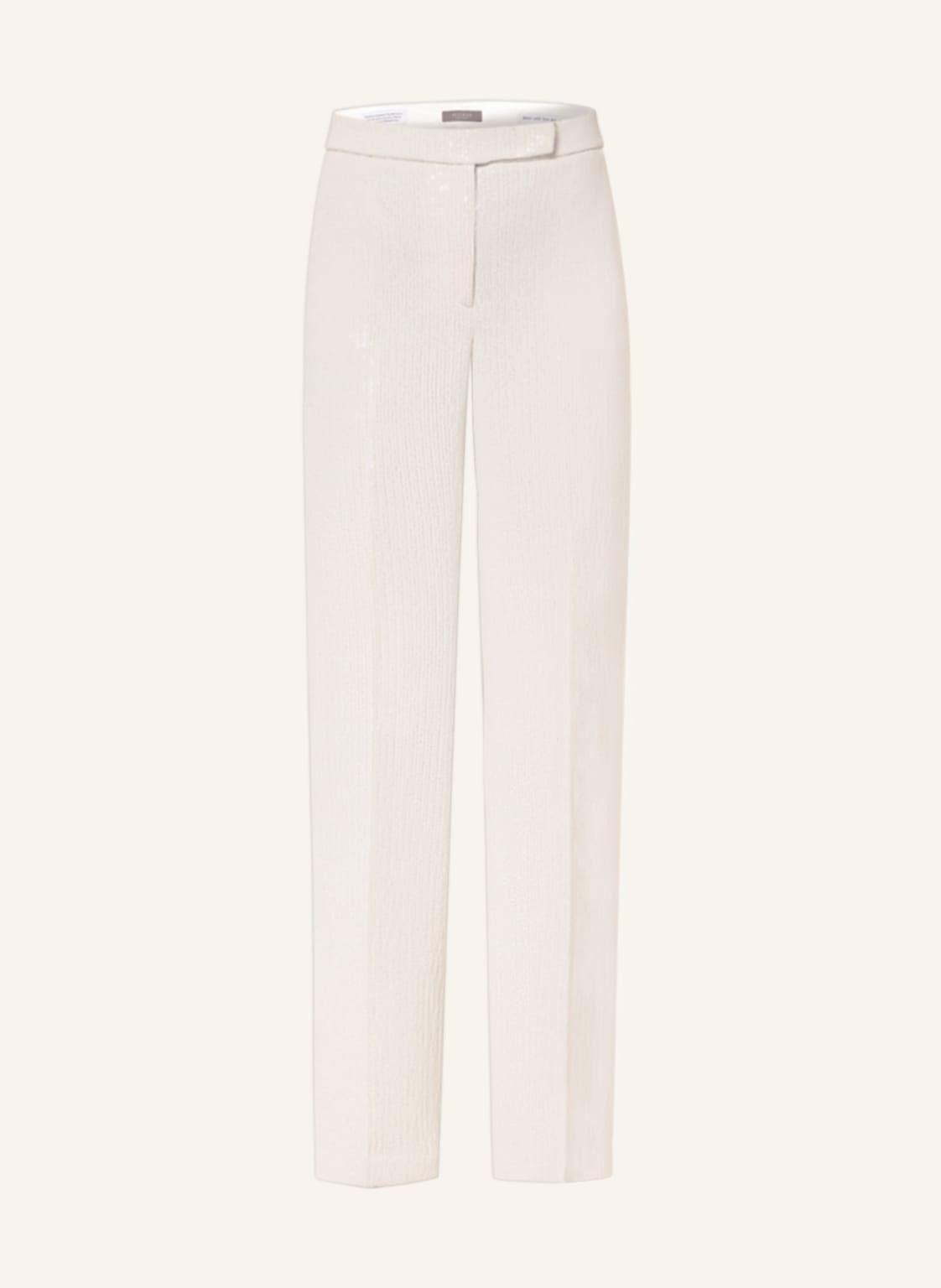 Image of Peserico Marlenehose Mit Pailletten weiss