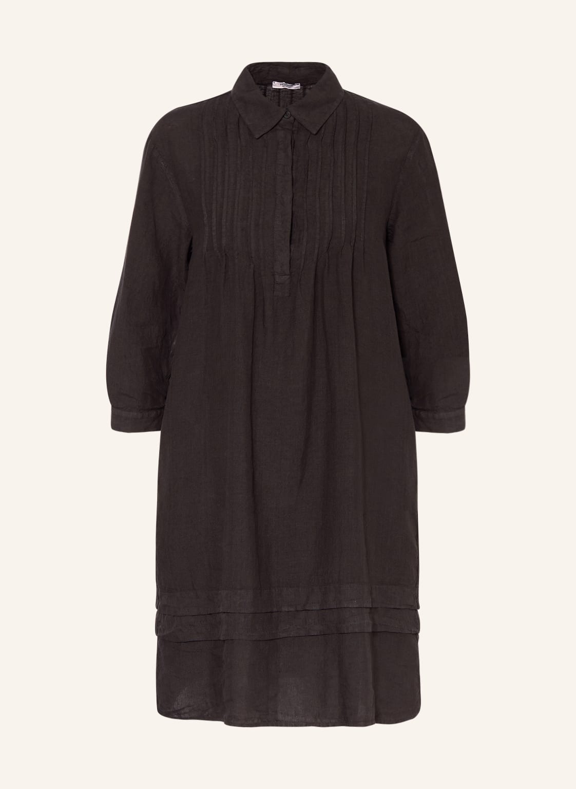 Image of Peserico Leinenkleid grau
