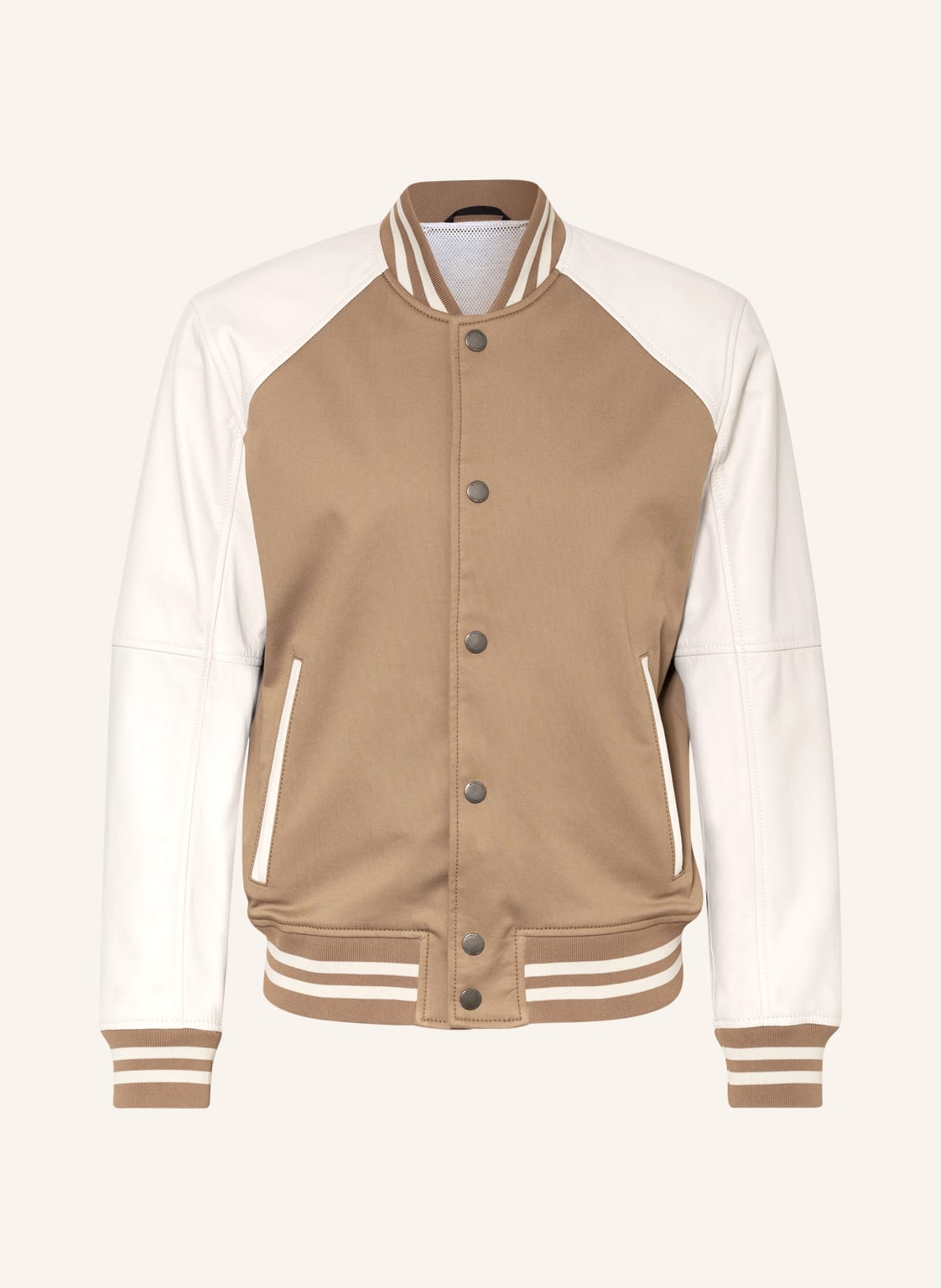 Image of Strellson Blouson Im Materialmix beige