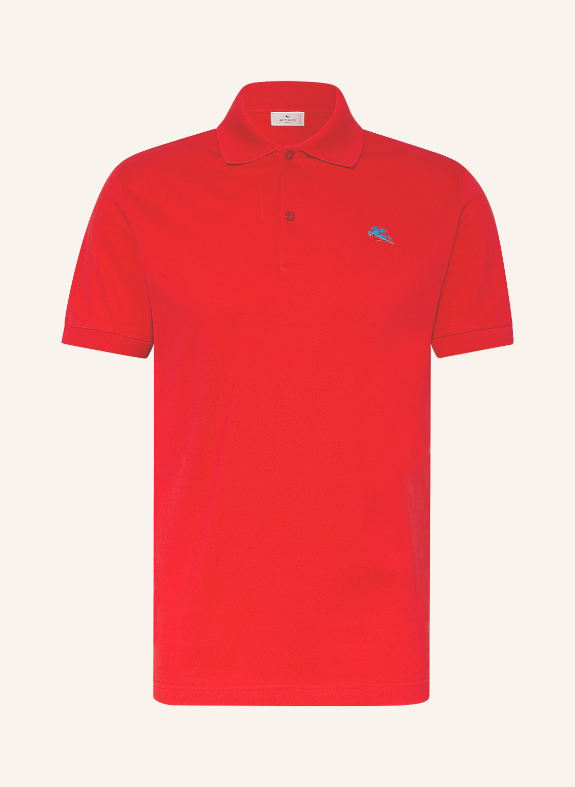 Image of Etro Piqué-Poloshirt rot