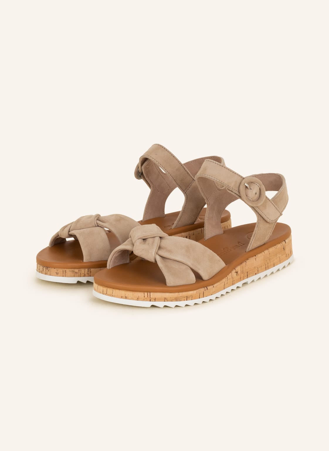 Image of Paul Green Plateau-Sandalen beige