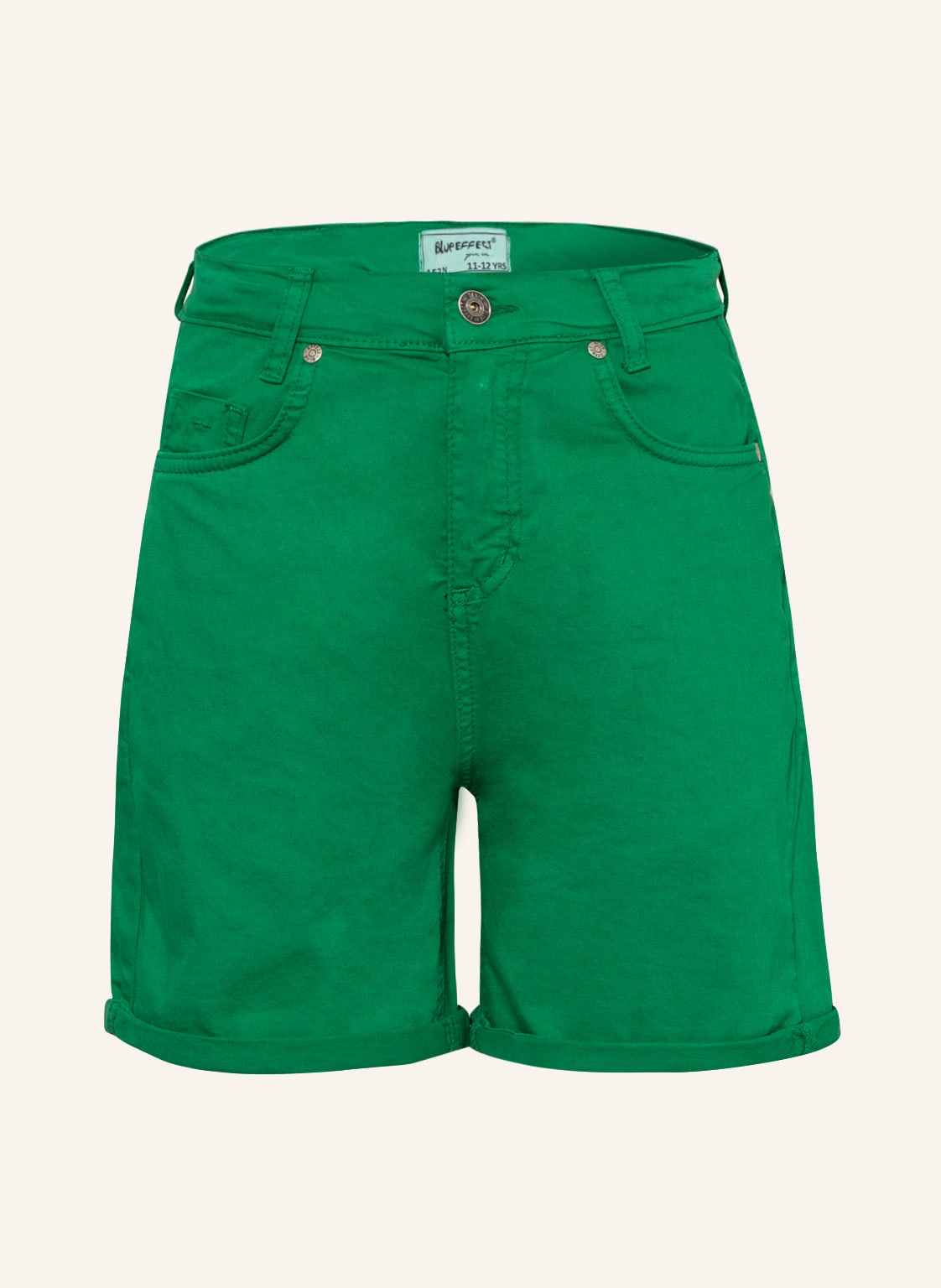 Image of Blue Effect Jeansshorts gruen