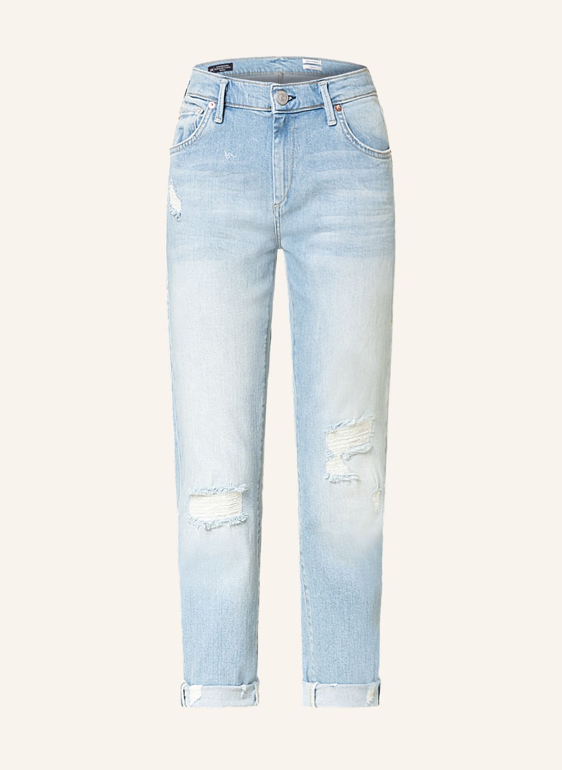 Image of True Religion Destroyed Jeans Liv blau