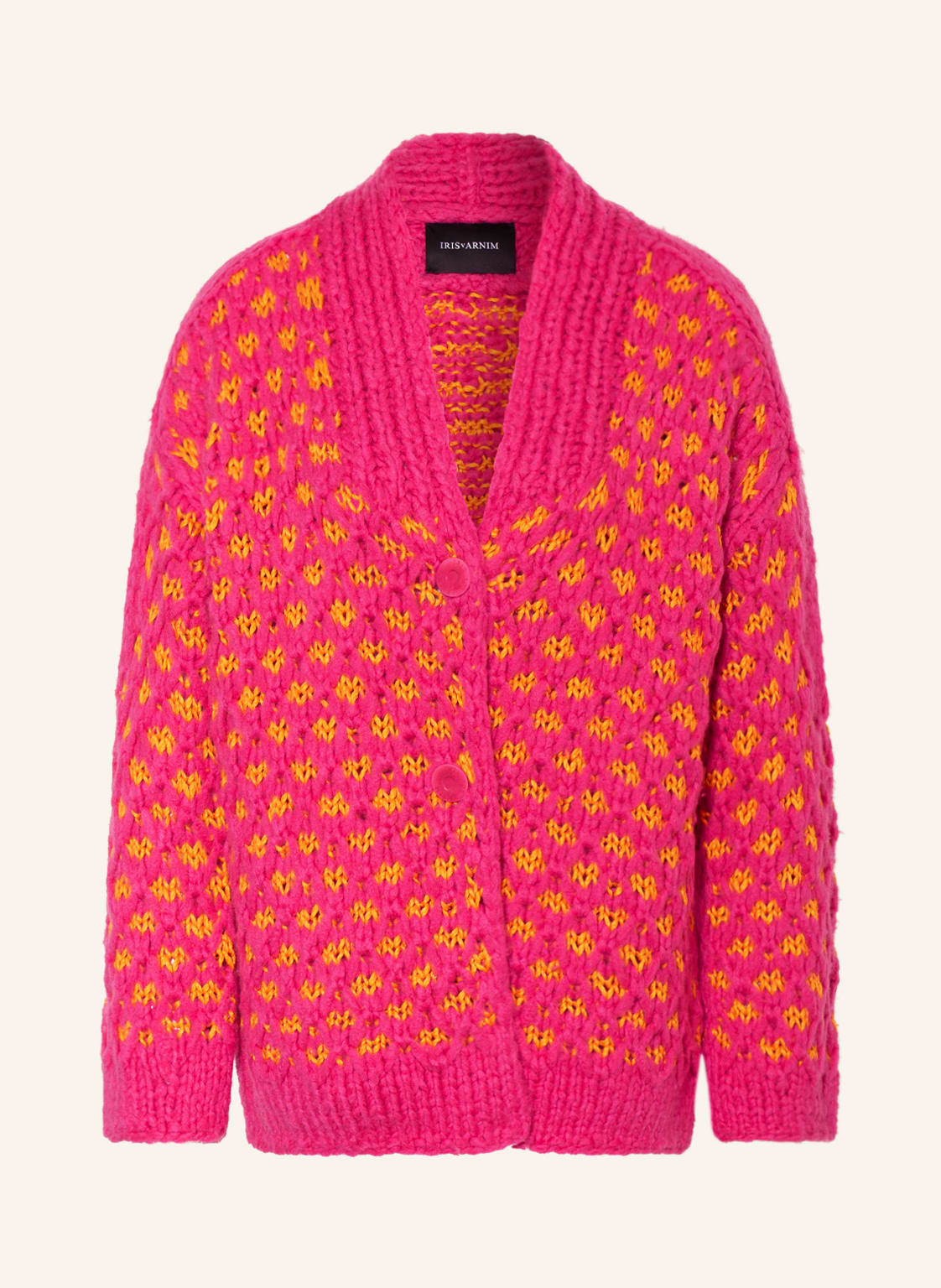 Image of Iris Von Arnim Strickjacke Alaula Aus Cashmere pink