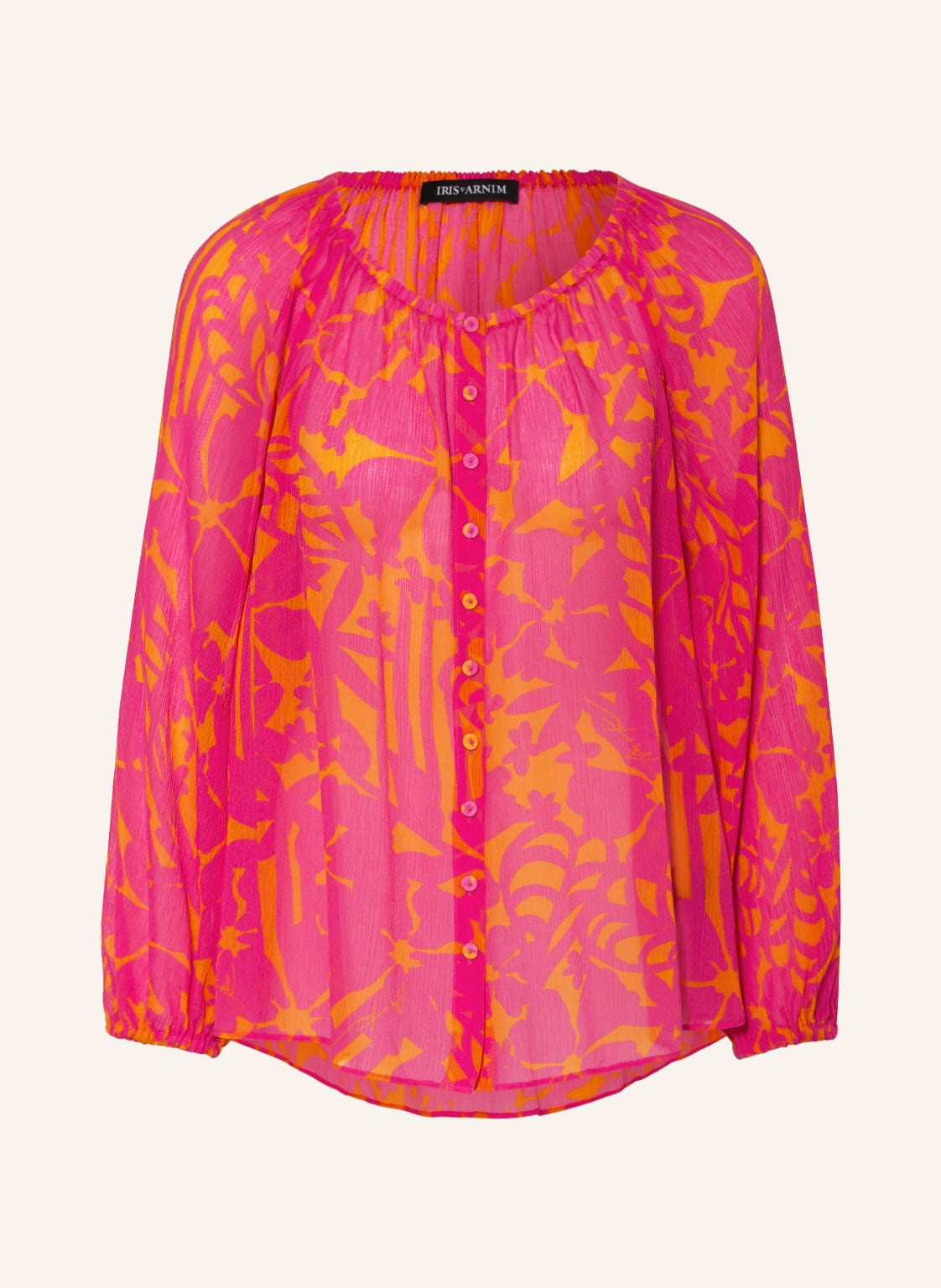 Image of Iris Von Arnim Blusenshirt Christine Mit Seide pink