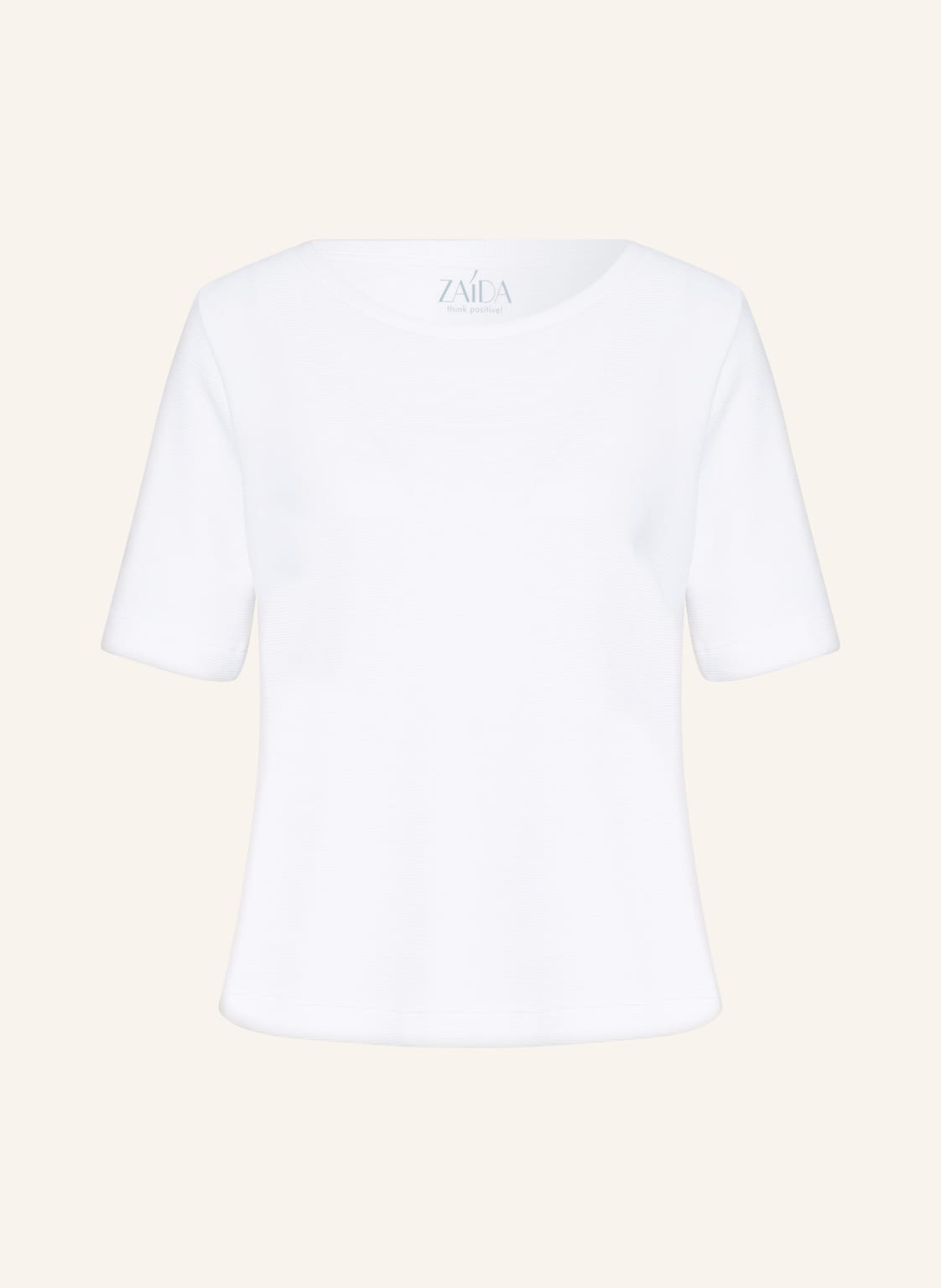 Image of Zaída T-Shirt Mit Schmucksteinen weiss