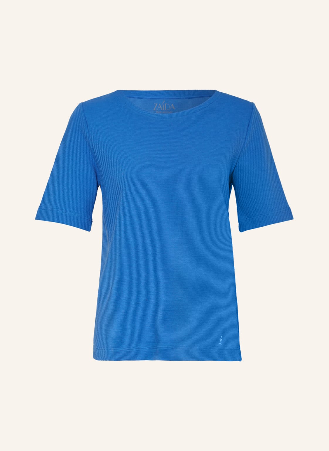 Image of Zaída T-Shirt Mit Schmucksteinen blau