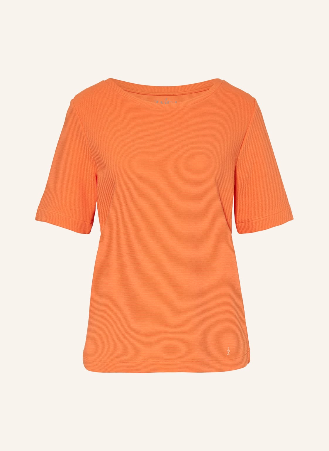 Image of Zaída T-Shirt Mit Schmucksteinen orange