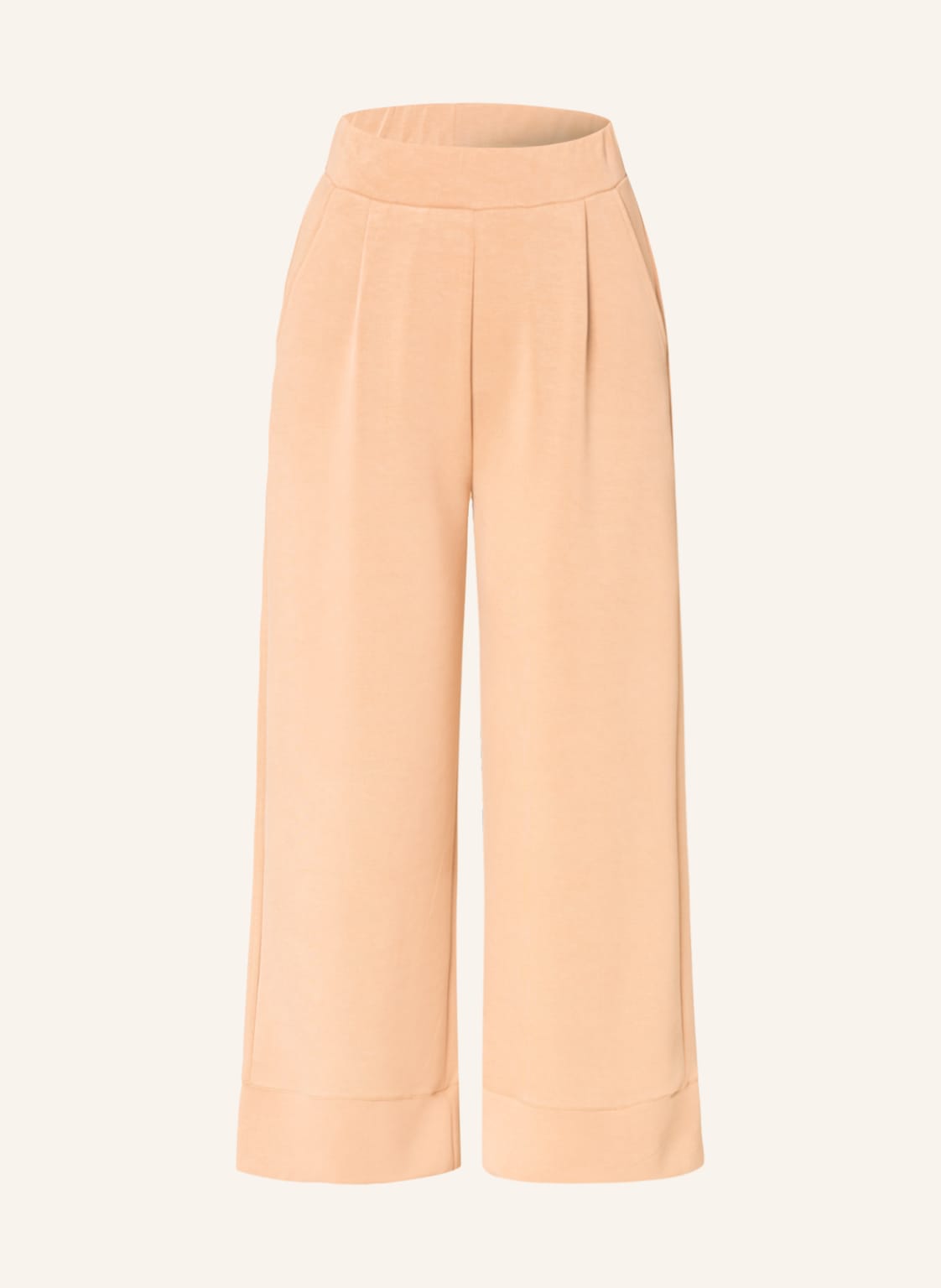 Image of Rich&Royal Culotte Aus Jersey beige