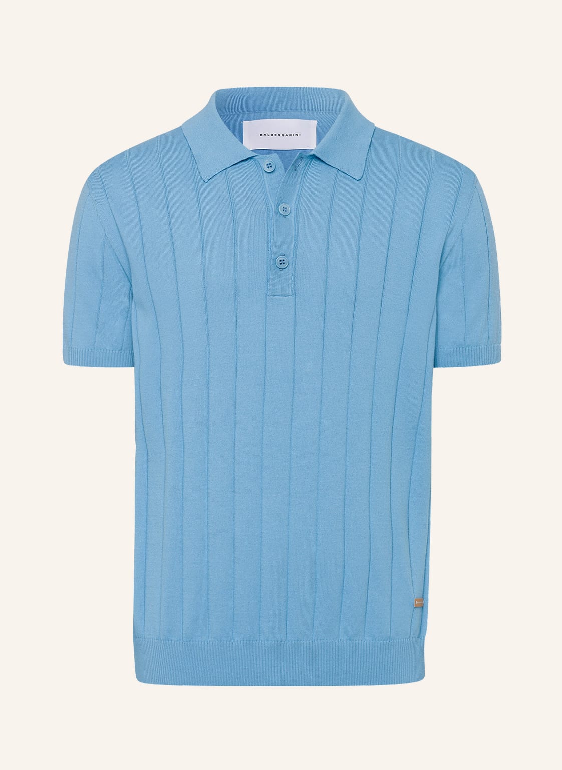 Image of Baldessarini Strick-Poloshirt blau