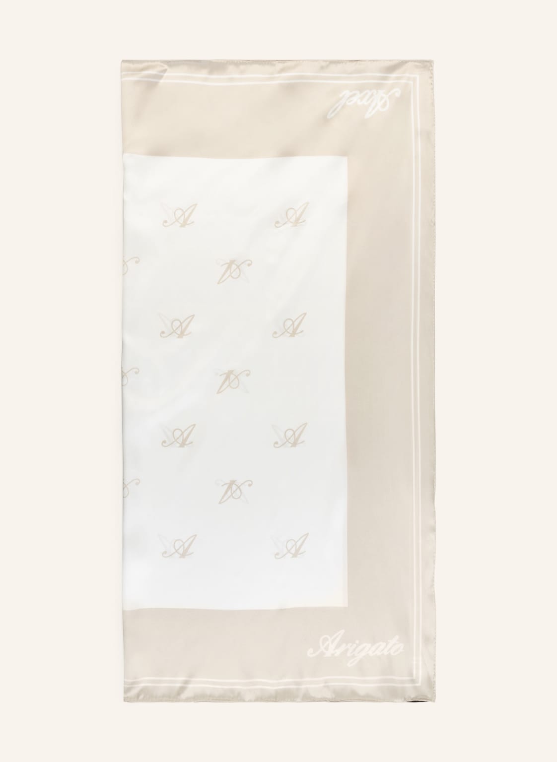 Image of Axel Arigato Seidentuch Signature beige