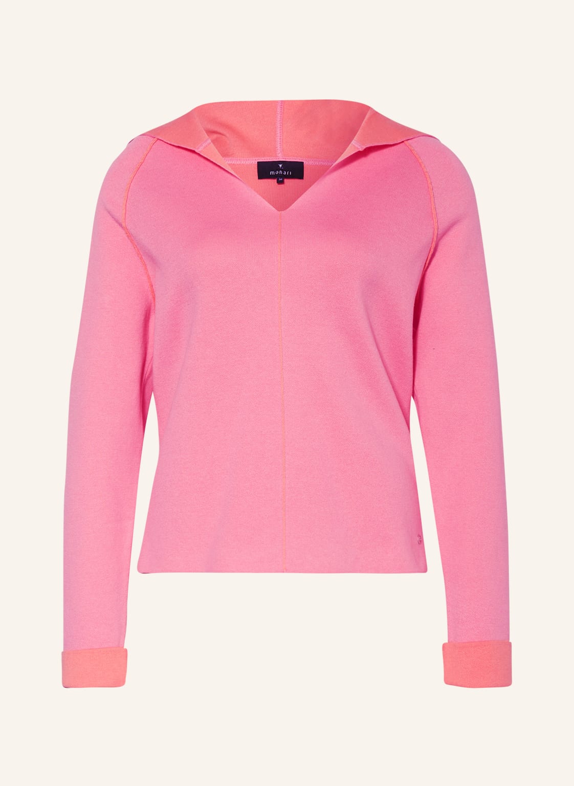 Image of Monari Strick-Hoodie pink