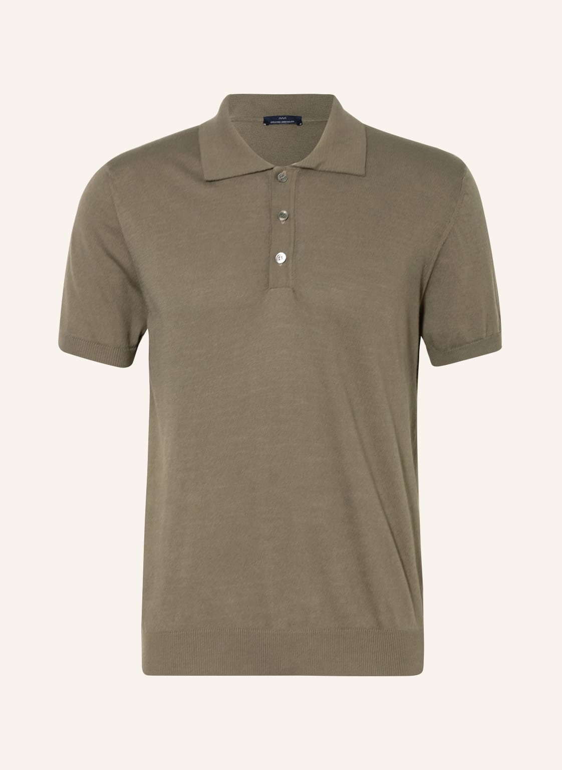Image of Eduard Dressler Strick-Poloshirt gruen